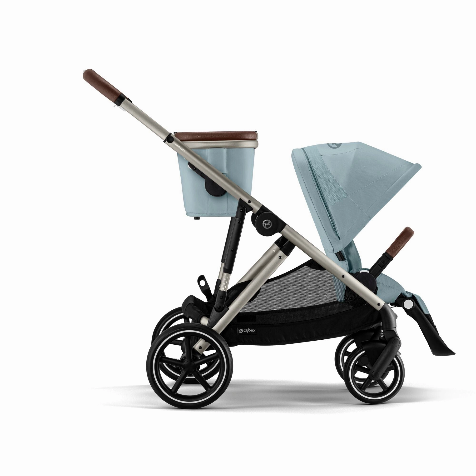 Cybex, Gazelle S Travel System Bundle w/ Cloud T i-Size, Stormy Blue