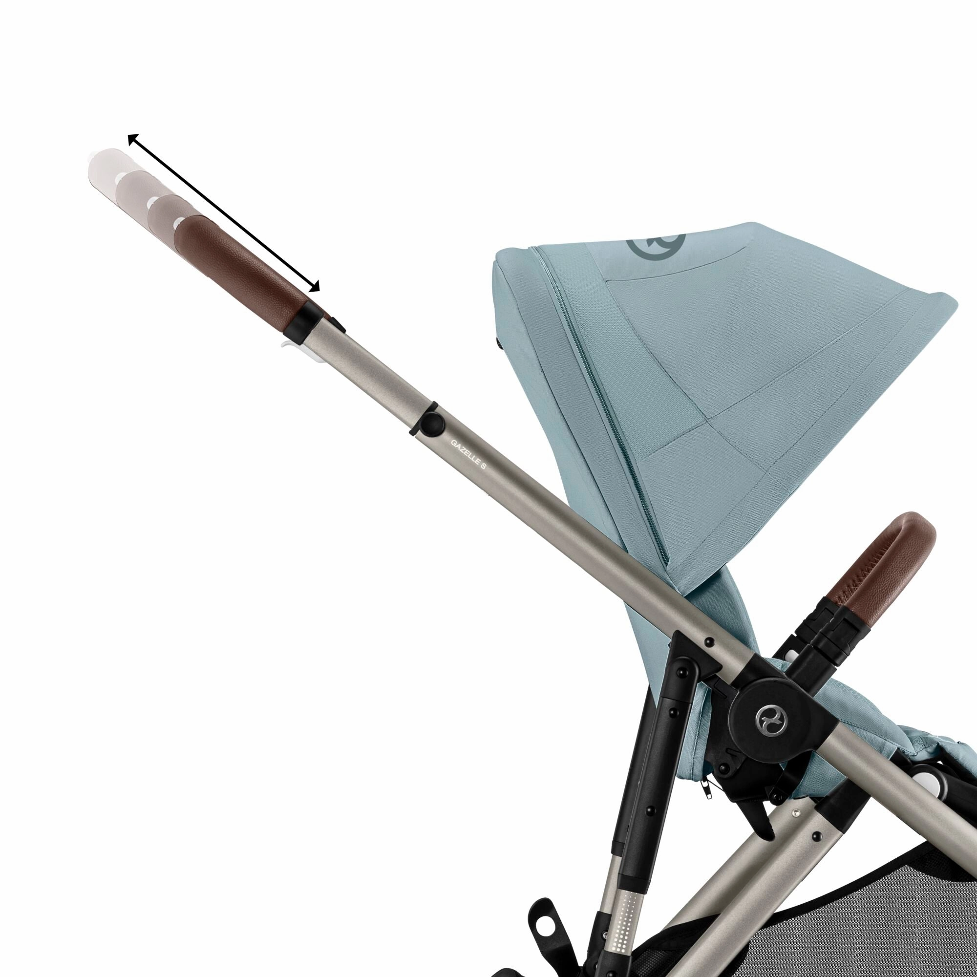 Cybex, Gazelle S Travel System Bundle w/ Cloud T i-Size, Stormy Blue