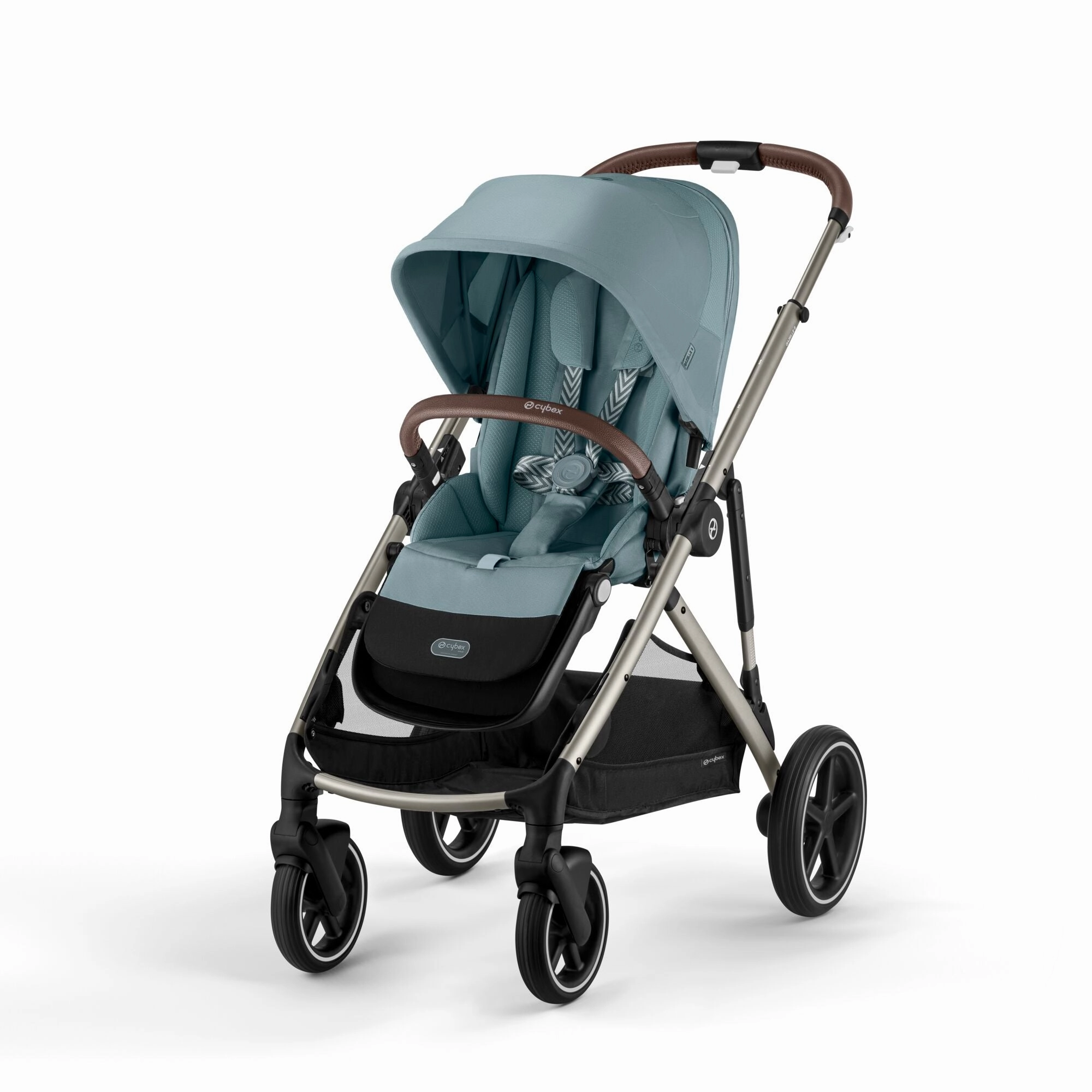 Cybex, Gazelle S Travel System Bundle w/ Cloud T i-Size, Stormy Blue