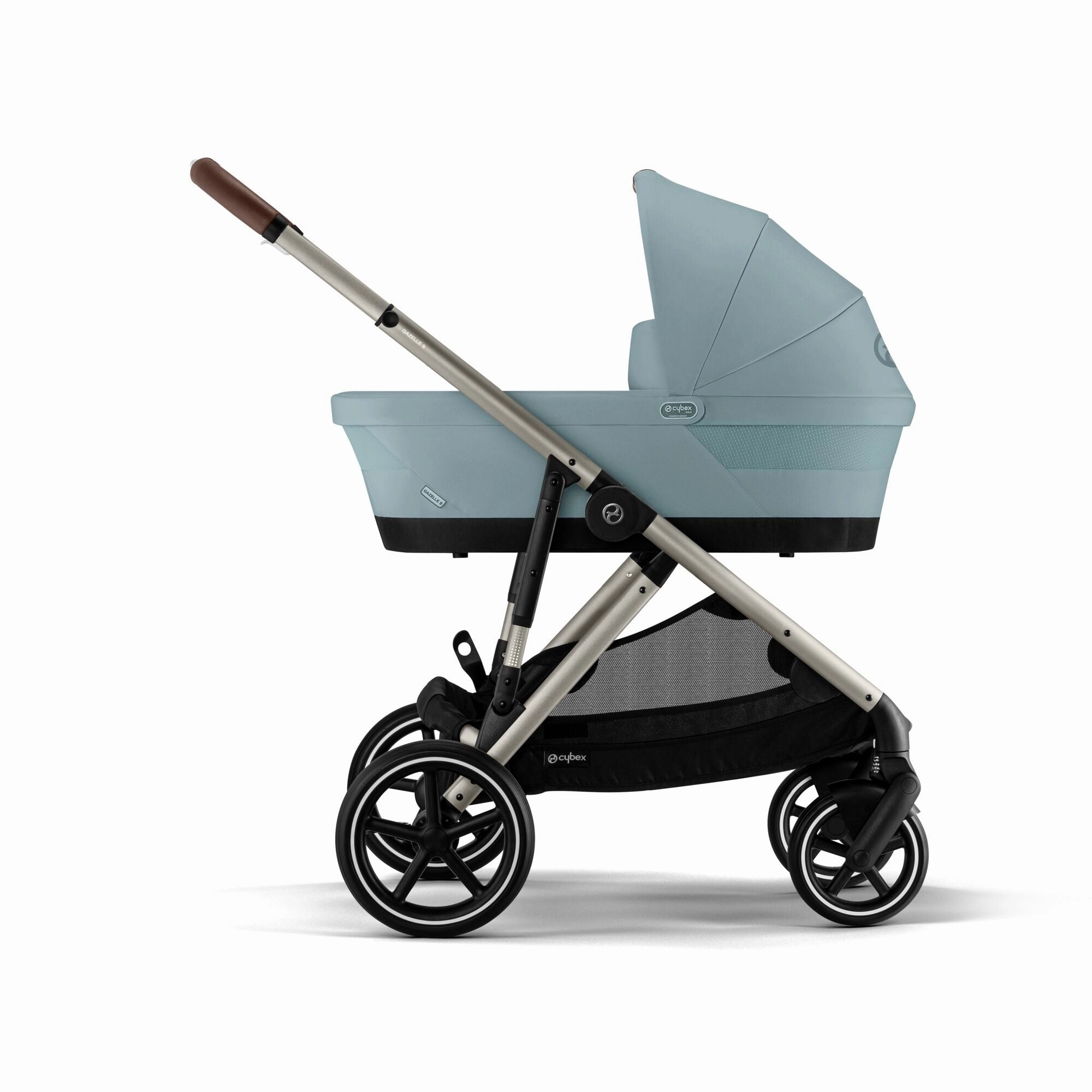 Cybex, Gazelle S Travel System Bundle w/ Cloud T i-Size, Stormy Blue