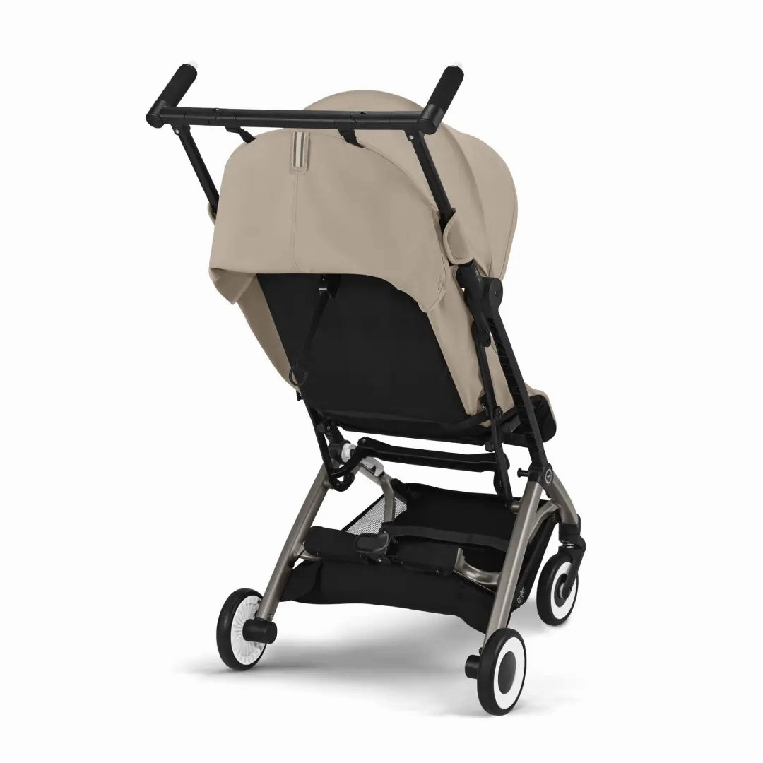 Cybex Libelle Compact Stroller - Almond Beige - Taupe Frame