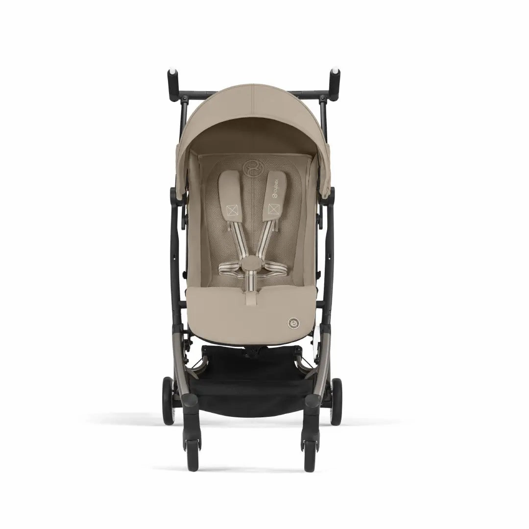 Cybex Libelle Compact Stroller - Almond Beige - Taupe Frame