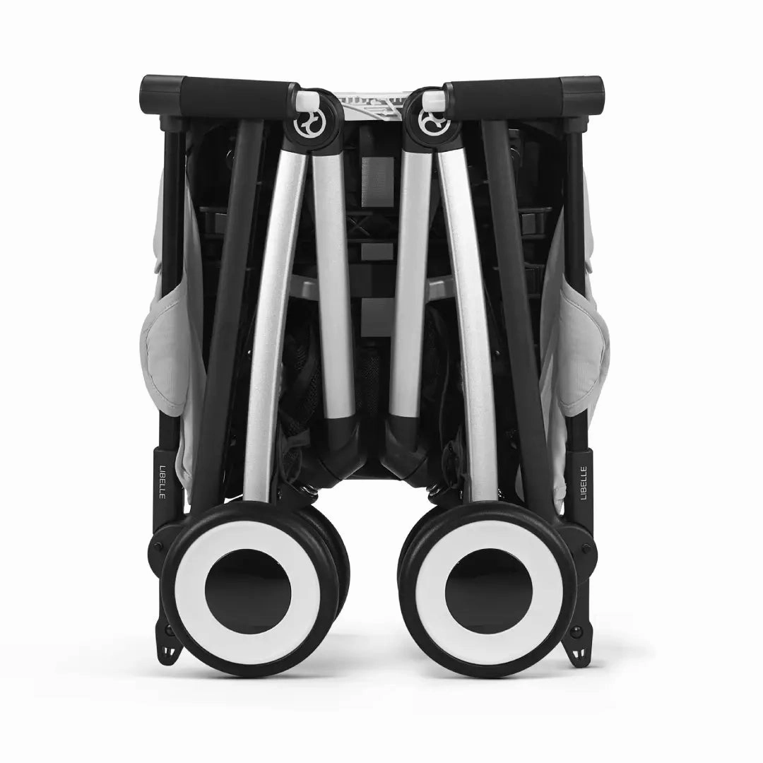 Cybex Libelle Compact Stroller - Fog Grey - Silver Frame