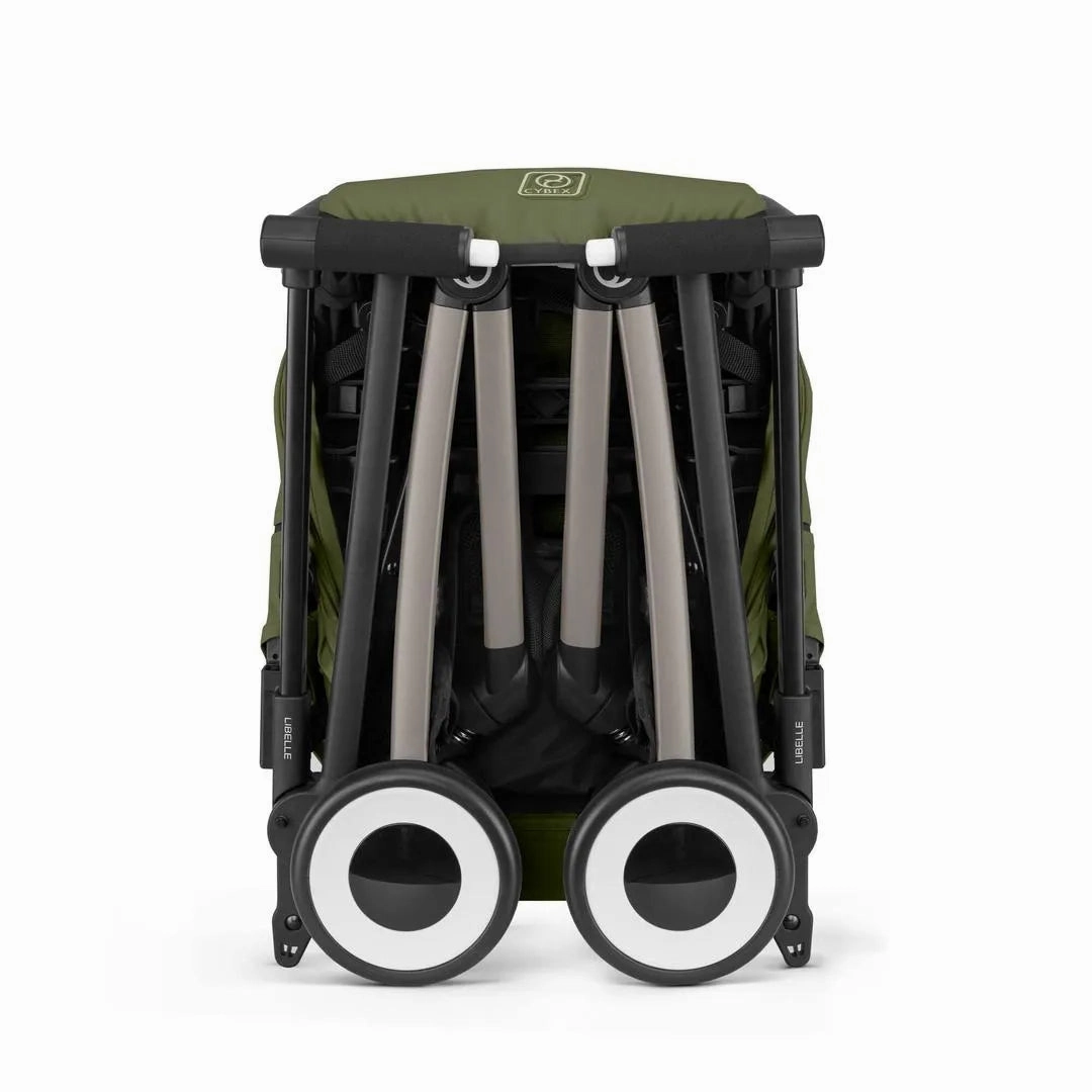 Cybex Libelle Compact Stroller - Moss Green - Black Frame