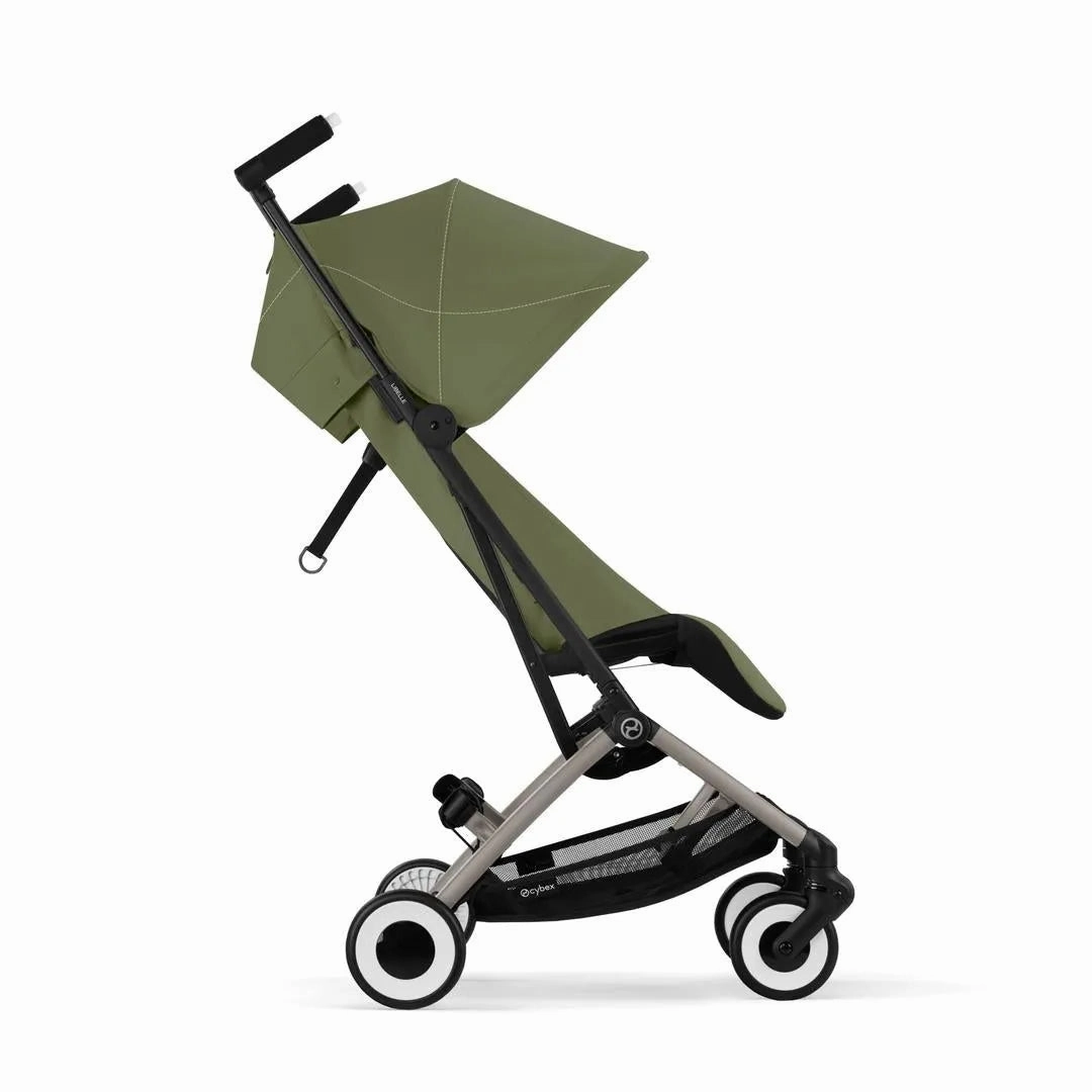 Cybex Libelle Compact Stroller - Moss Green - Black Frame