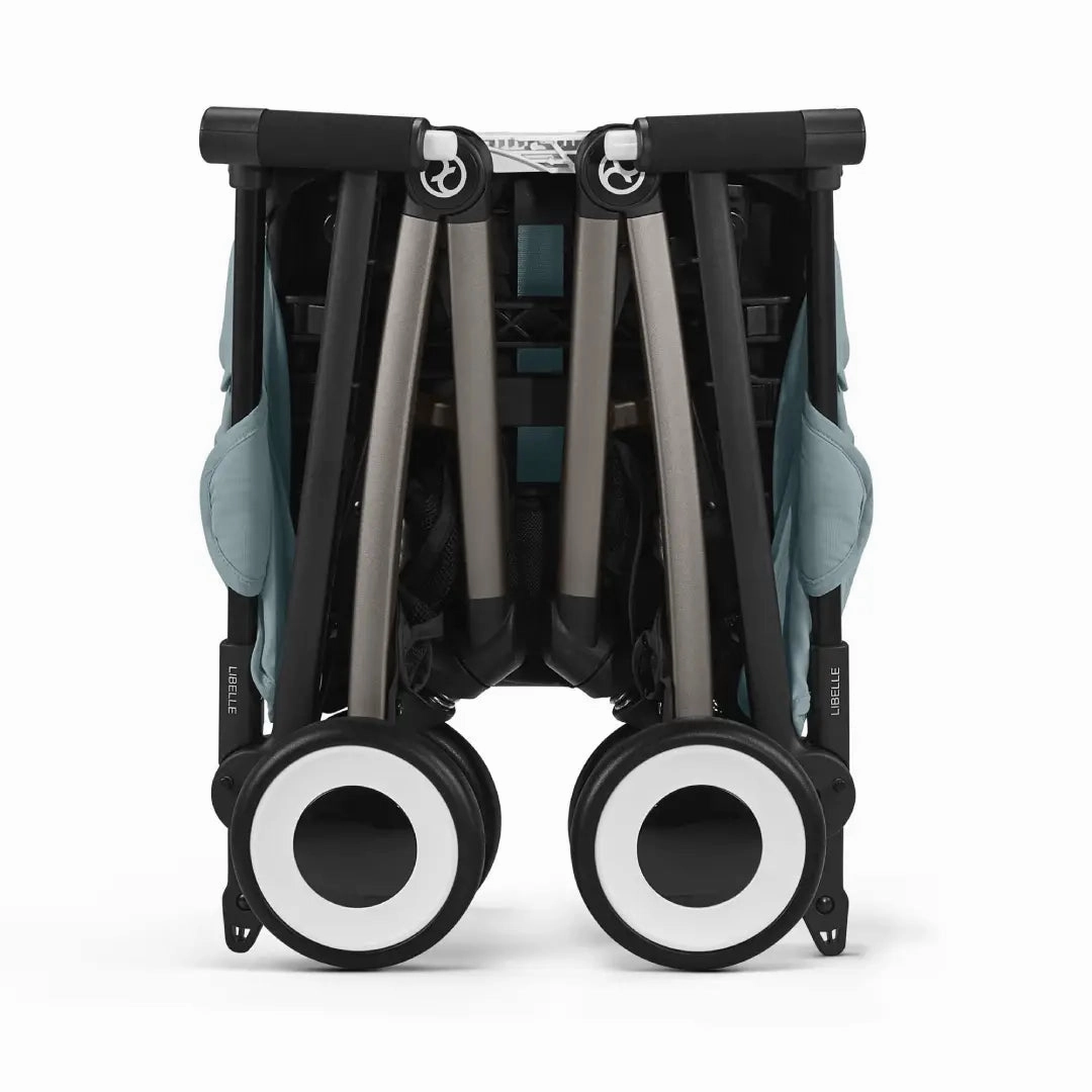 Cybex Libelle Compact Stroller - Stormy Blue - Taupe Frame