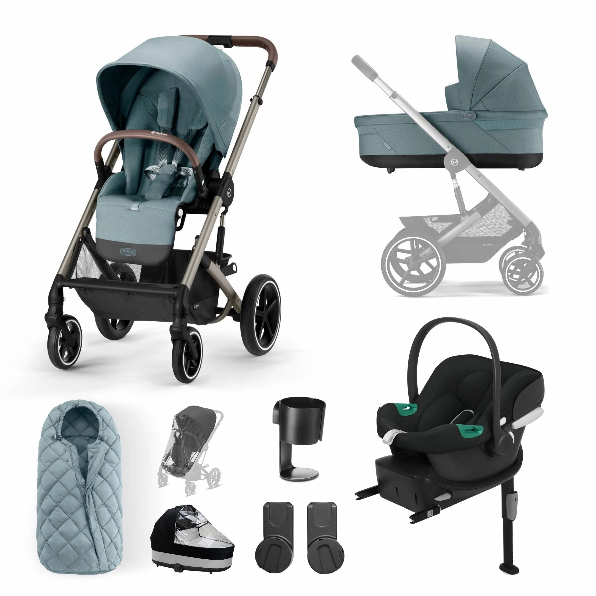 Cybex, New Balios S Lux 10 Piece Bundle w/ Aton B2