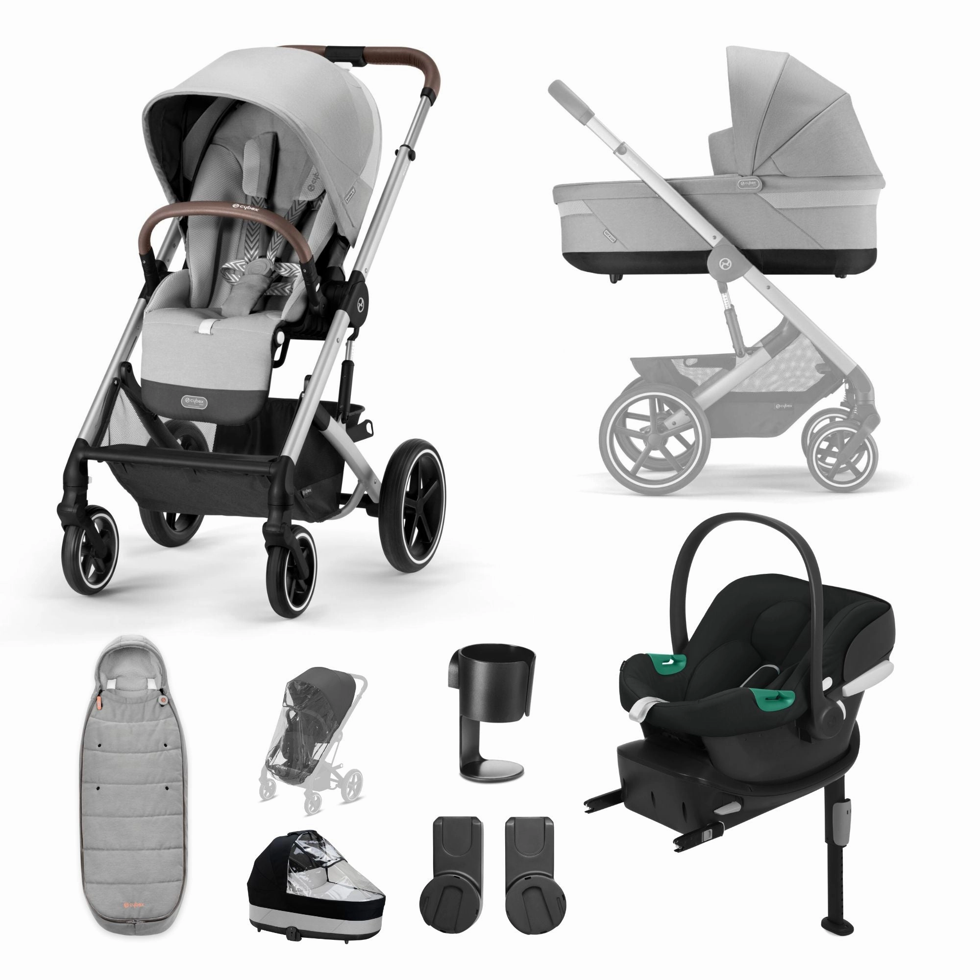 Cybex, New Balios S Lux 10 Piece Bundle w/ Aton B2