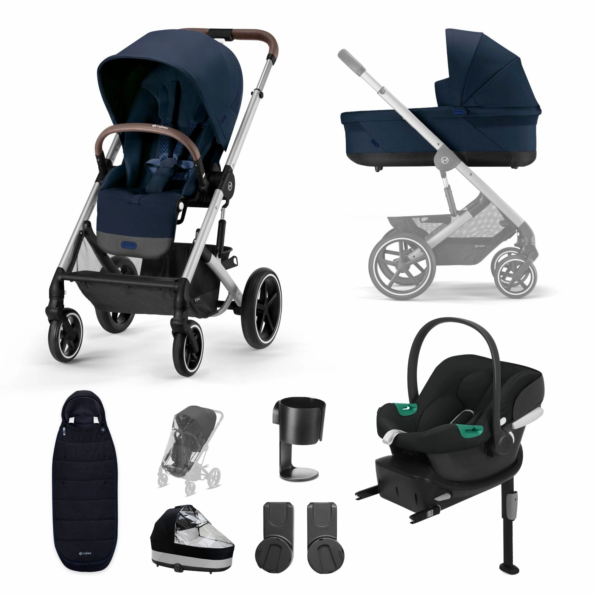 Cybex, New Balios S Lux 10 Piece Bundle w/ Aton B2