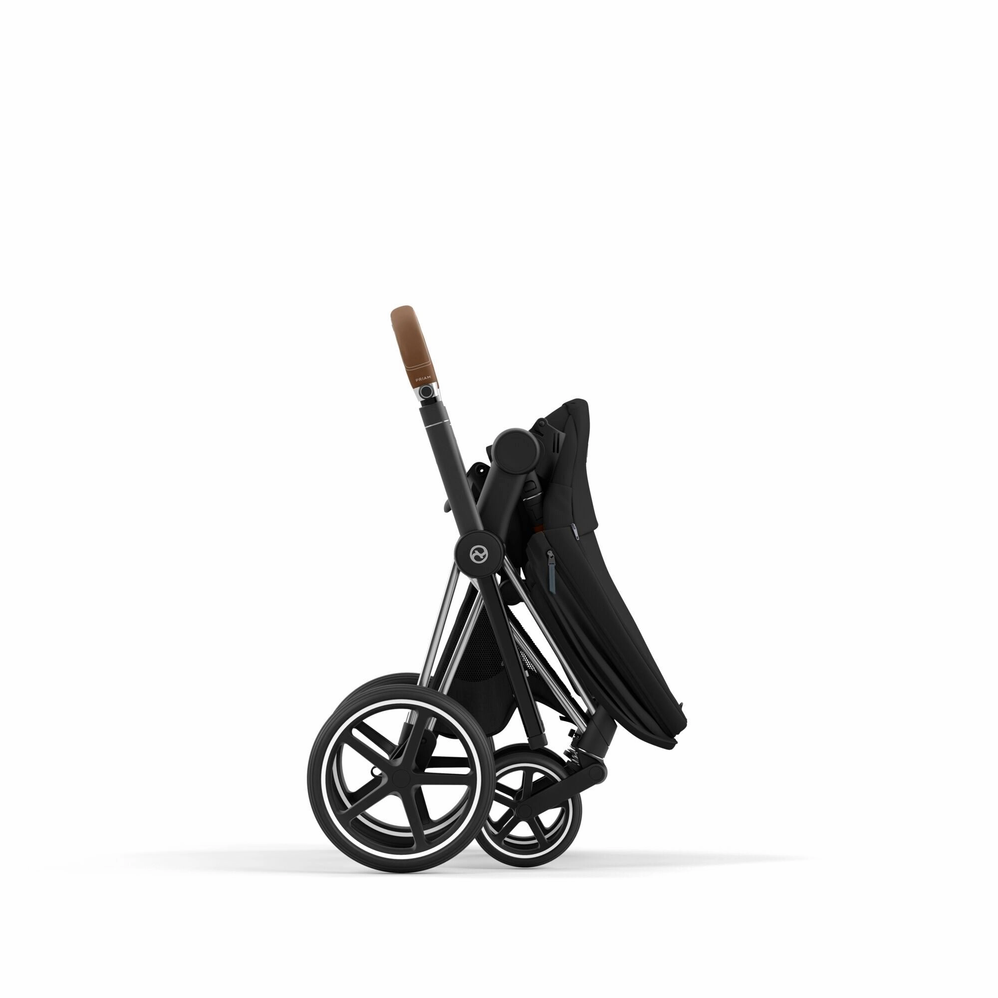 Cybex Priam (2022) Frame incl. Seat Hardpart Chrome Brown