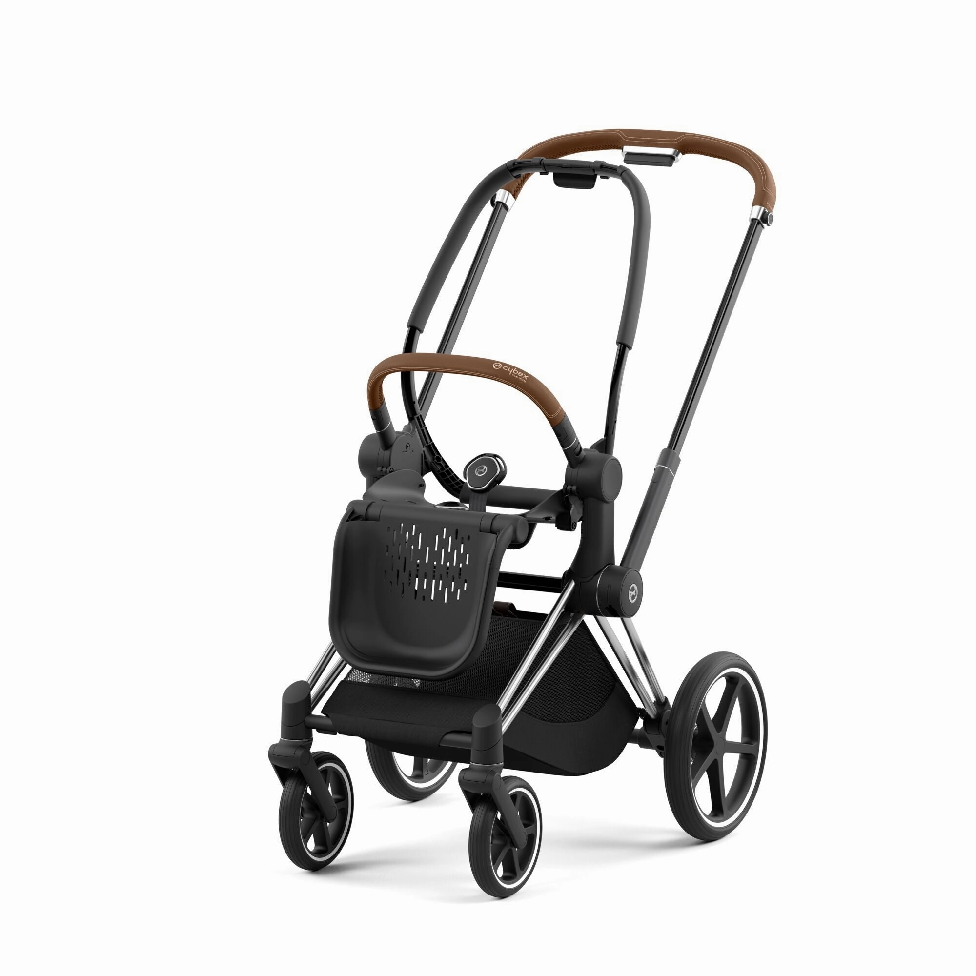 Cybex Priam (2022) Frame incl. Seat Hardpart Chrome Brown