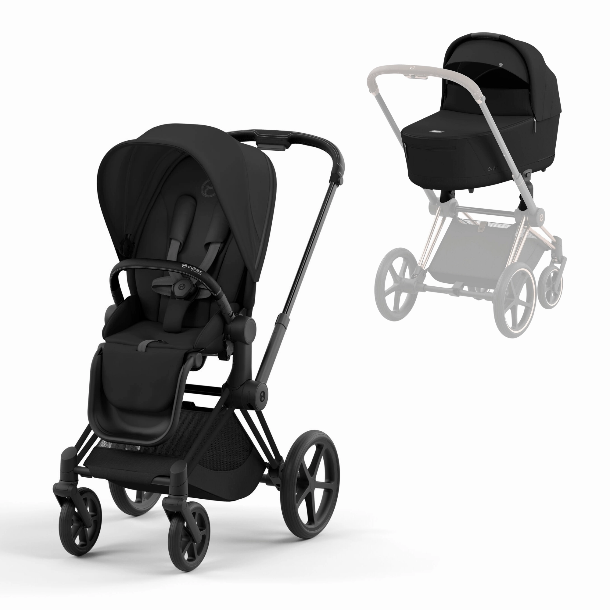 Cybex Priam & Lux Cot - Sepia Black