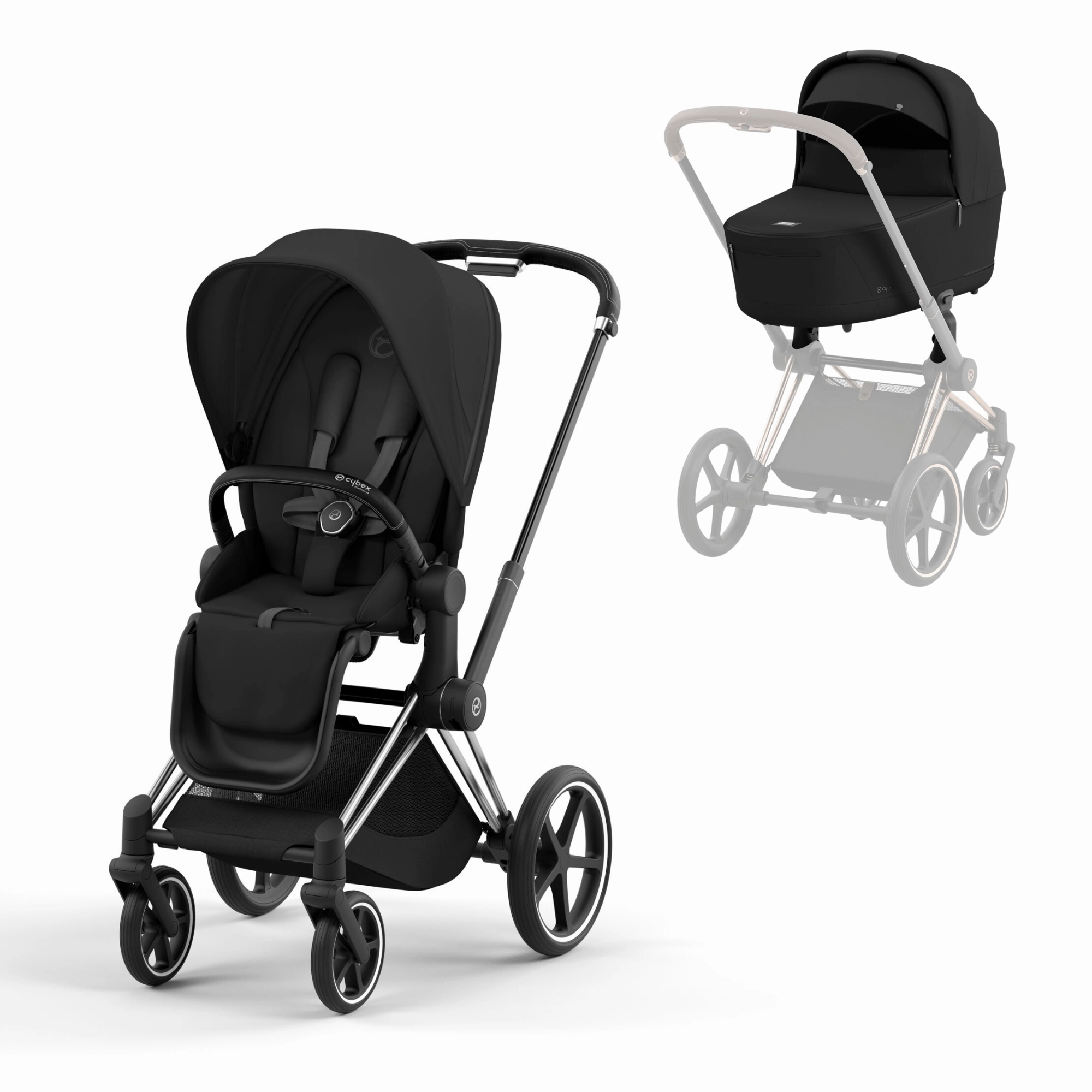 Cybex Priam & Lux Cot - Sepia Black