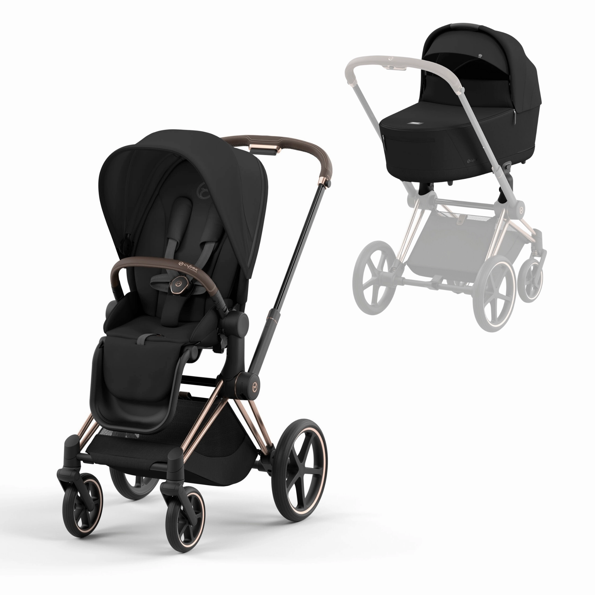 Cybex Priam & Lux Cot - Sepia Black