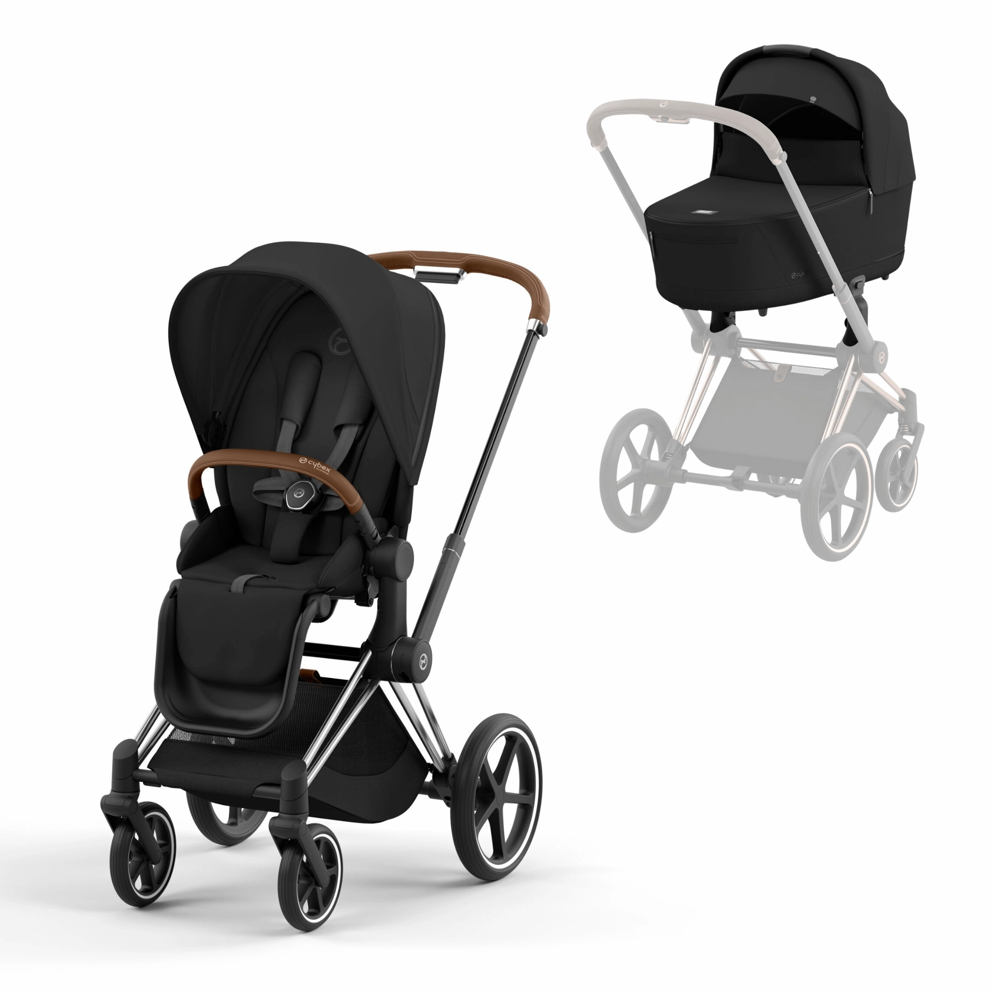 Cybex Priam & Lux Cot - Sepia Black