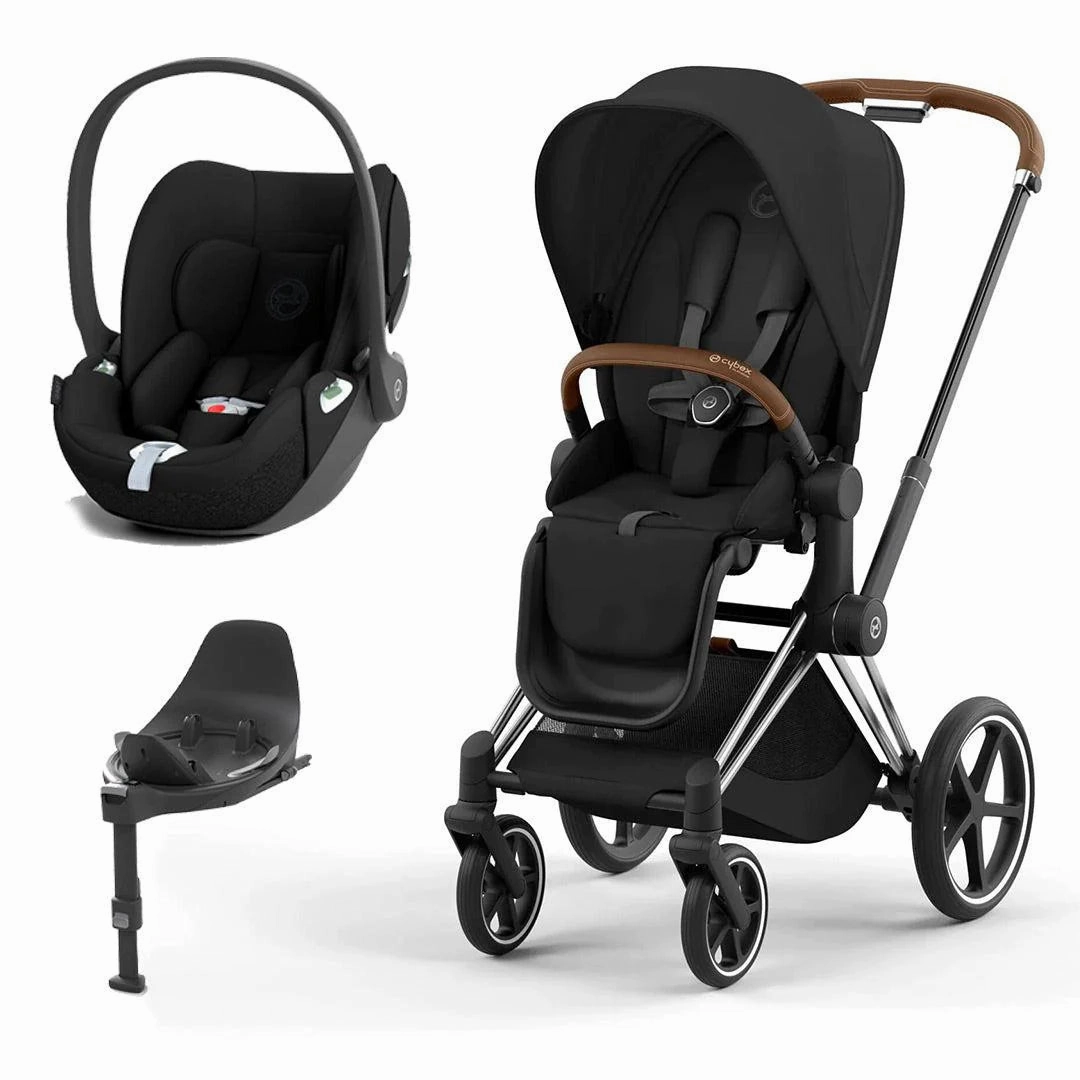 Cybex Priam Cloud T Travel System - Sepia Black
