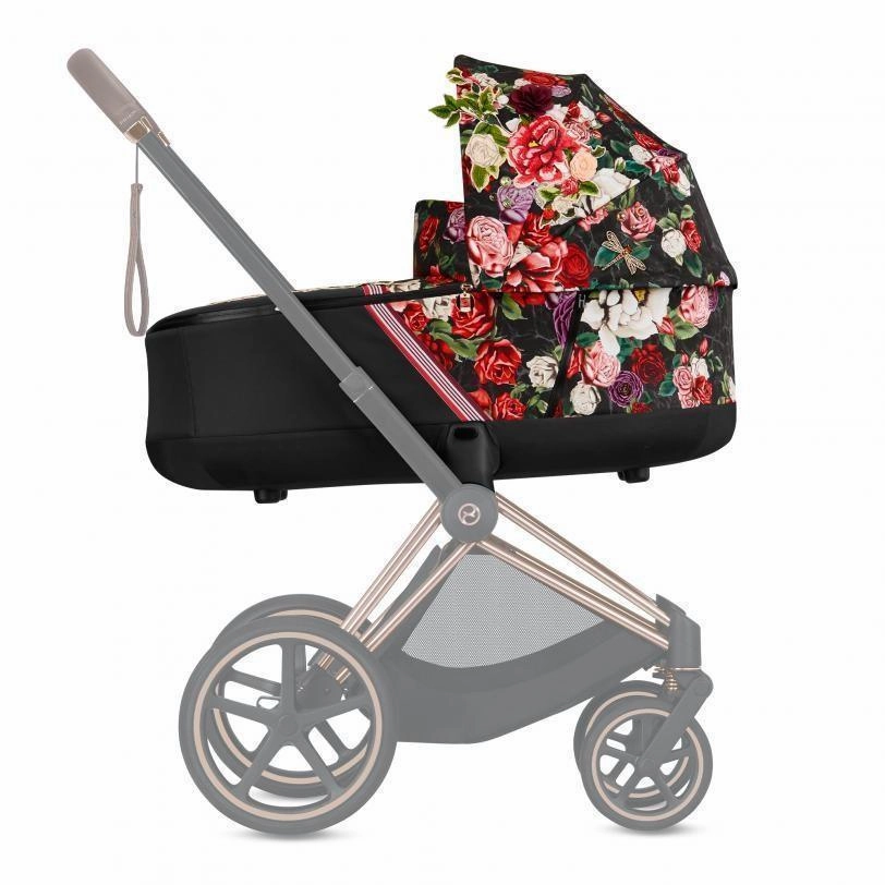 CYBEX Priam Lux Carrycot Spring Blossom Dark