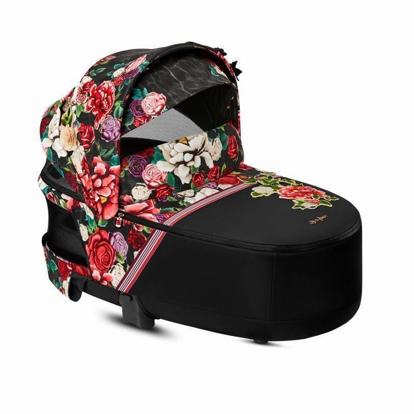 CYBEX Priam Lux Carrycot Spring Blossom Dark