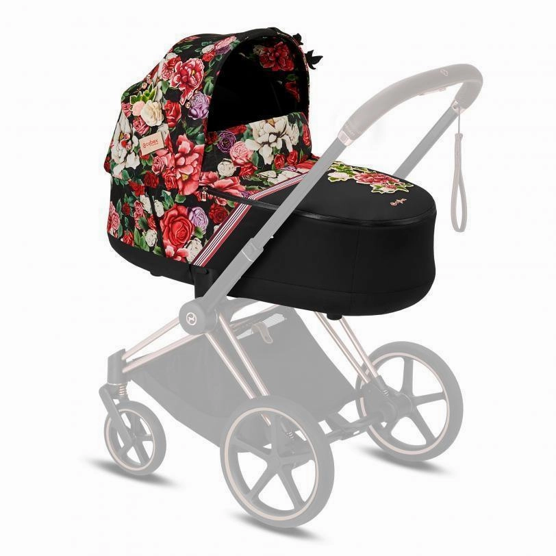 CYBEX Priam Lux Carrycot Spring Blossom Dark