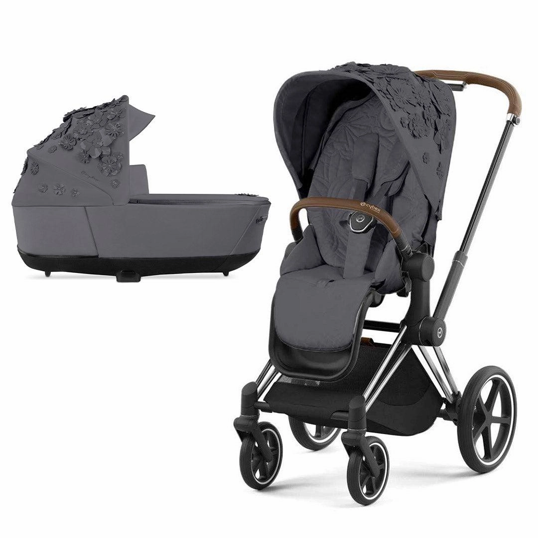 CYBEX Priam Pushchair - Simply Flowers - Dream Grey