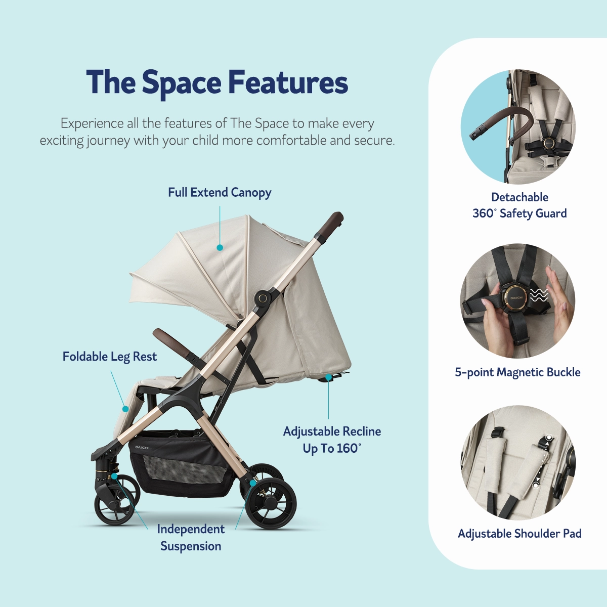 Daiichi The Space Compact Air Cabin Stroller (2025)