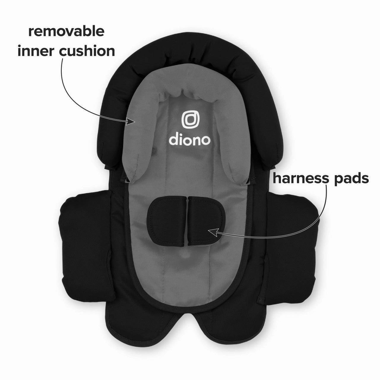 Diono Cuddle Soft 2-in-1 Head Support with Chest Pads (New model and colours)