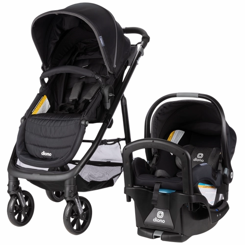Diono Quantum 4 3-in-1 Travel System with LiteClik 30 R SafePlus Infant Car Seat & Base