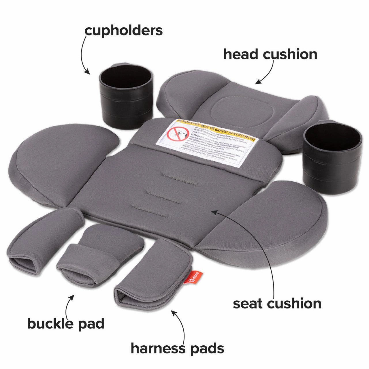 Diono Radian 3R Comfort Travel Kit with 2 Cup Holders