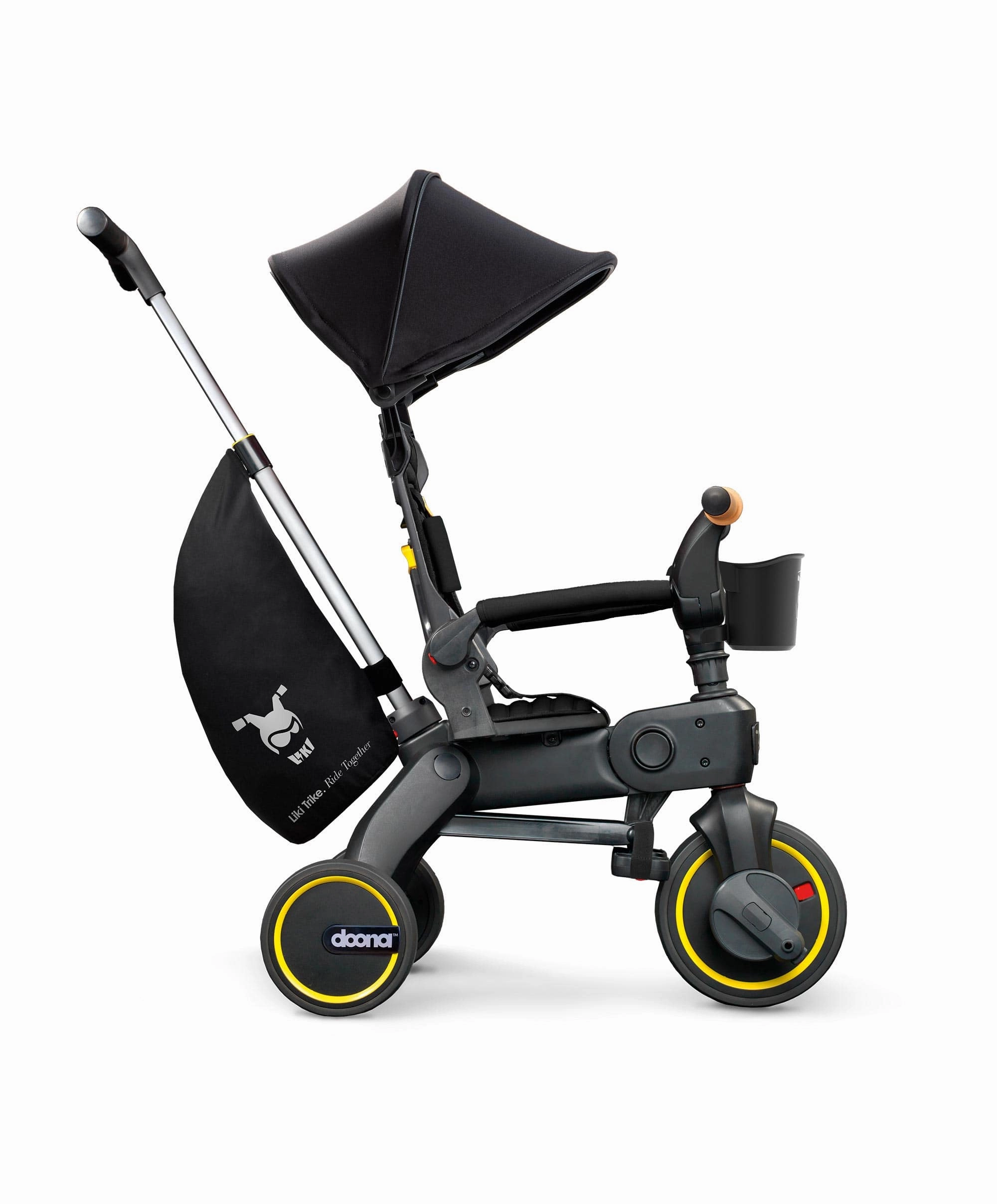 Doona&trade; Liki Push Along Trike S5 - Nitro Black Deluxe