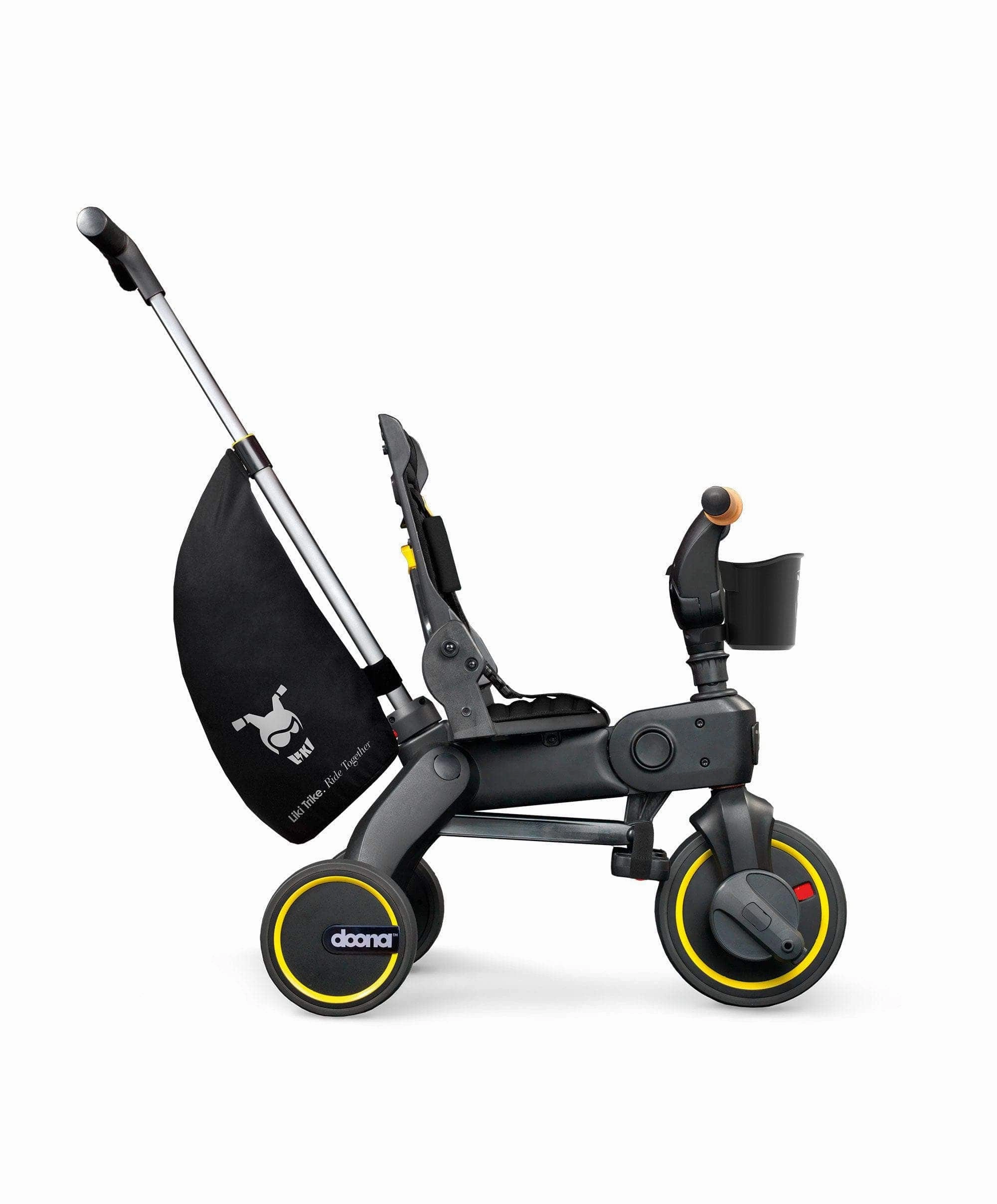 Doona&trade; Liki Push Along Trike S5 - Nitro Black Deluxe