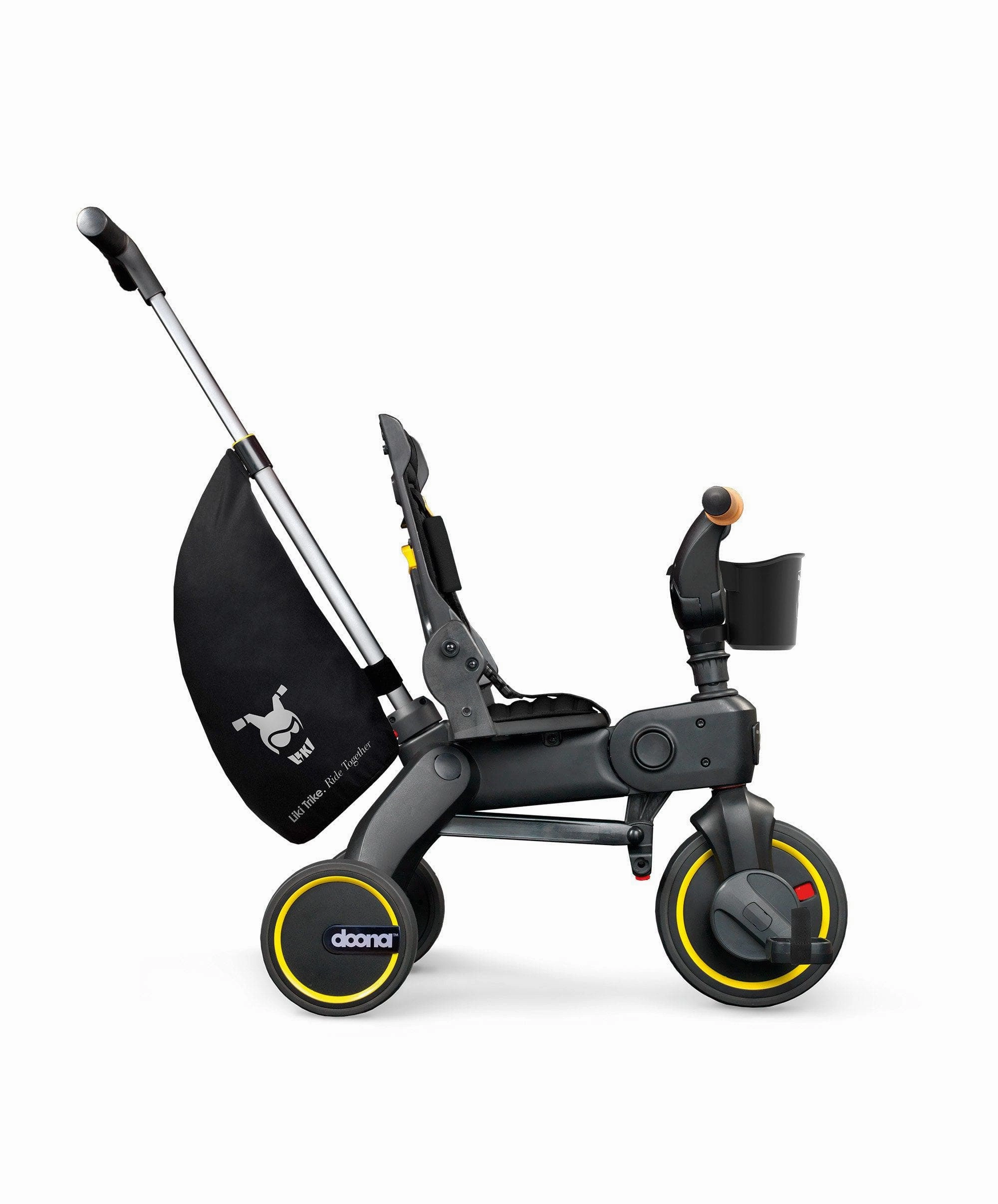 Doona&trade; Liki Push Along Trike S5 - Nitro Black Deluxe