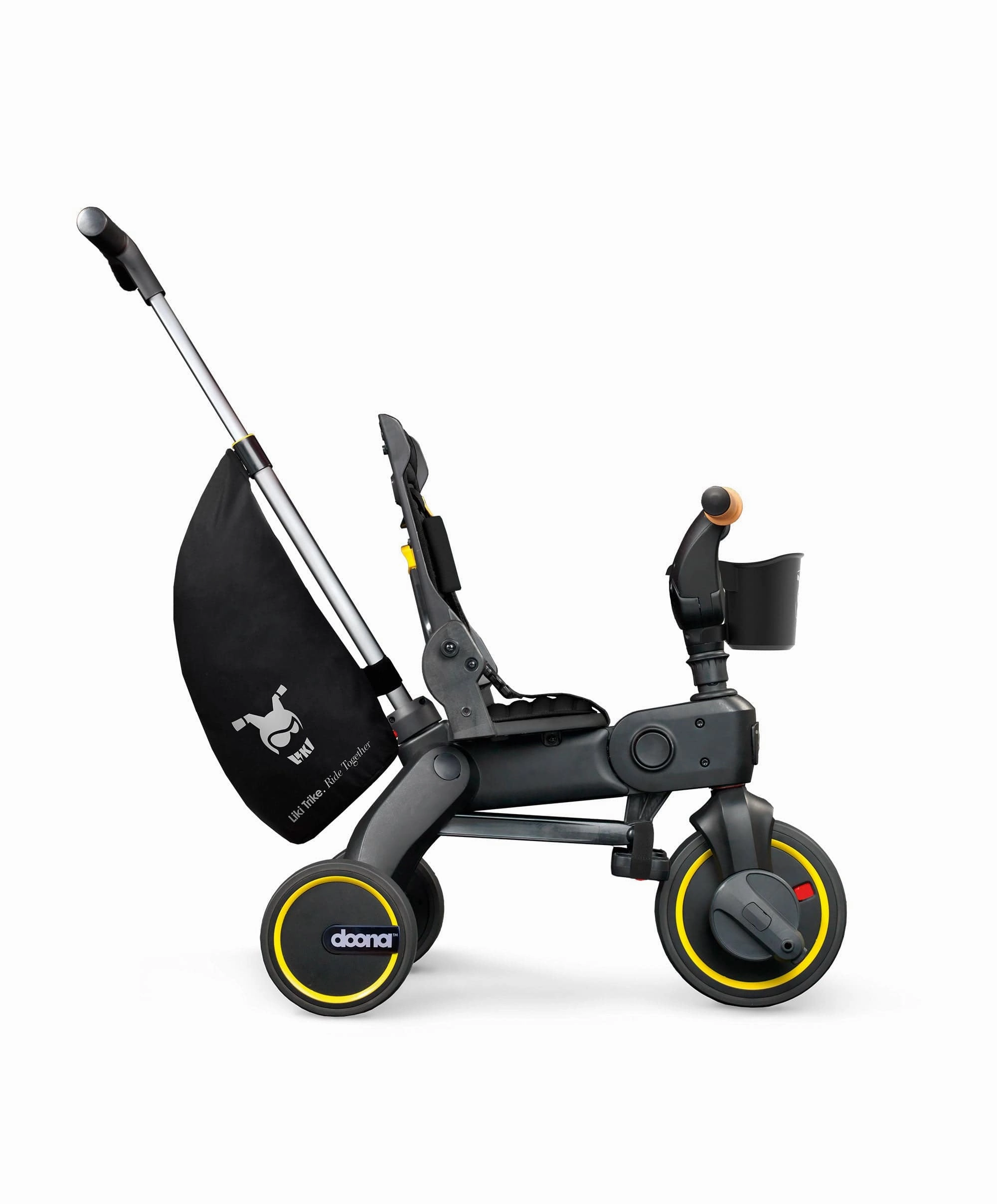 Doona&trade; Liki Push Along Trike S5 - Nitro Black Deluxe