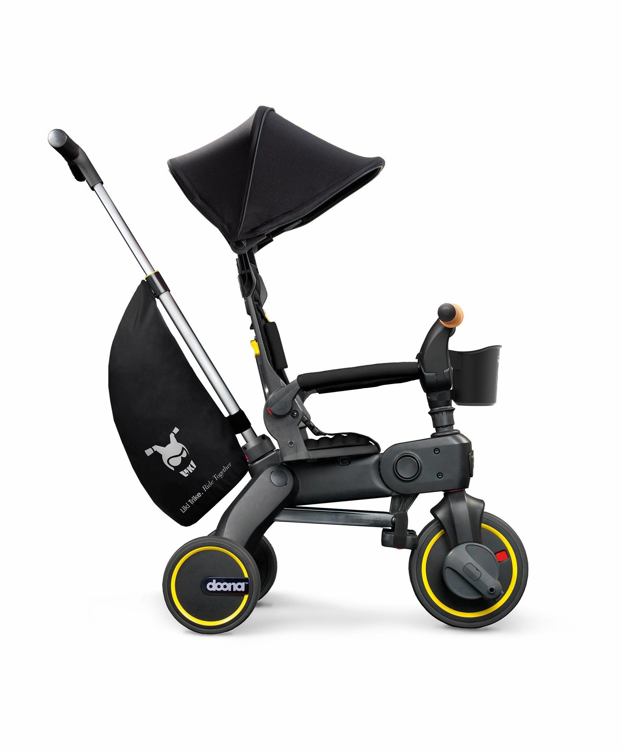 Doona&trade; Liki Push Along Trike S5 - Nitro Black Deluxe
