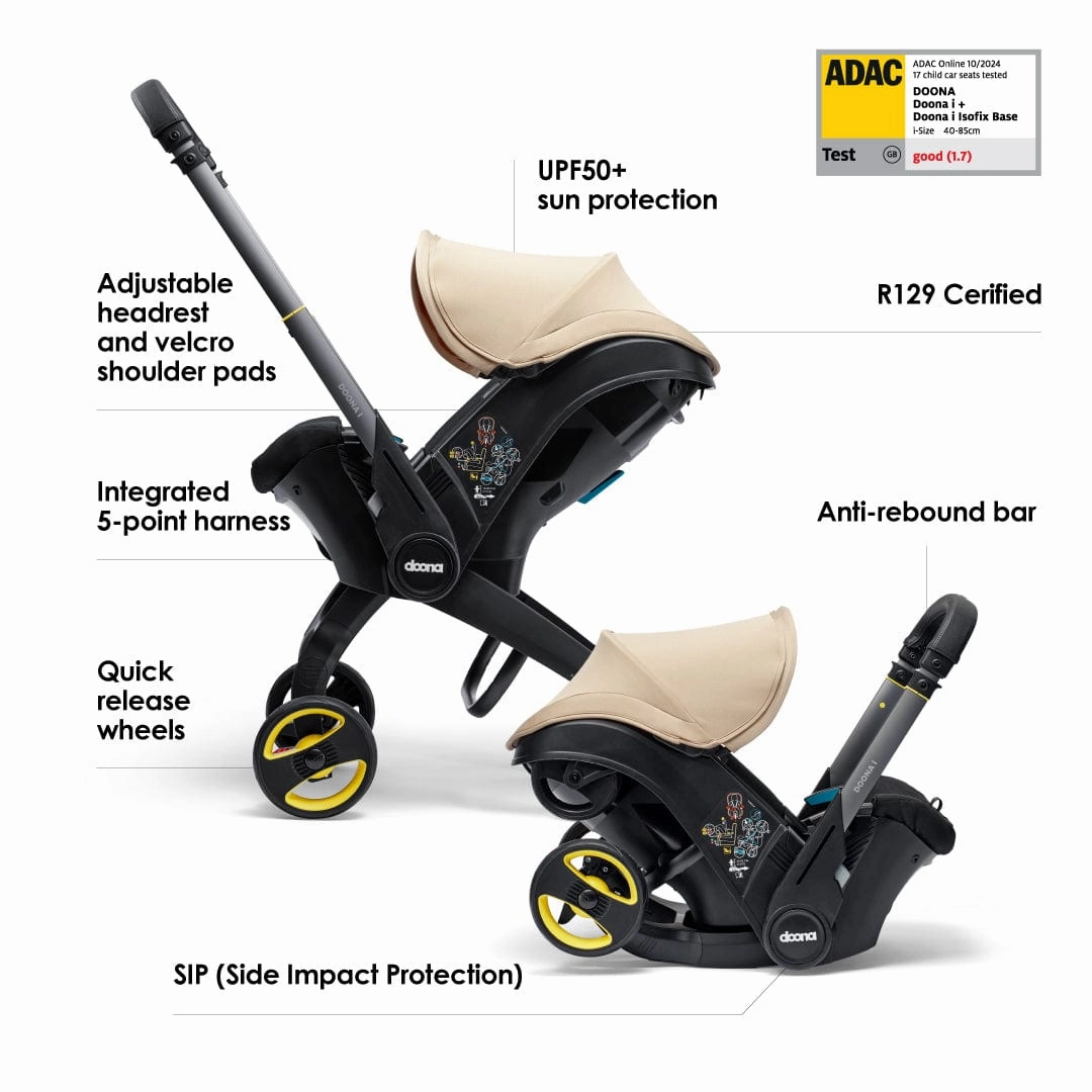 Doona i Infant Car Seat Stroller Sahara Sand