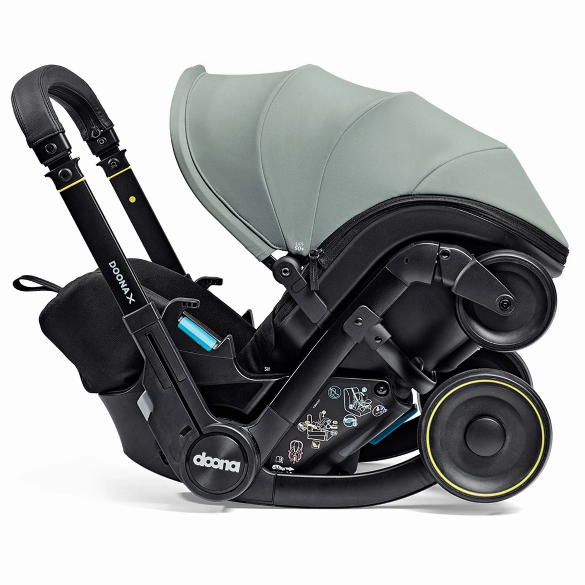 Doona X Infant Car Seat Stroller and X Isofix Base (Dusty Sage)
