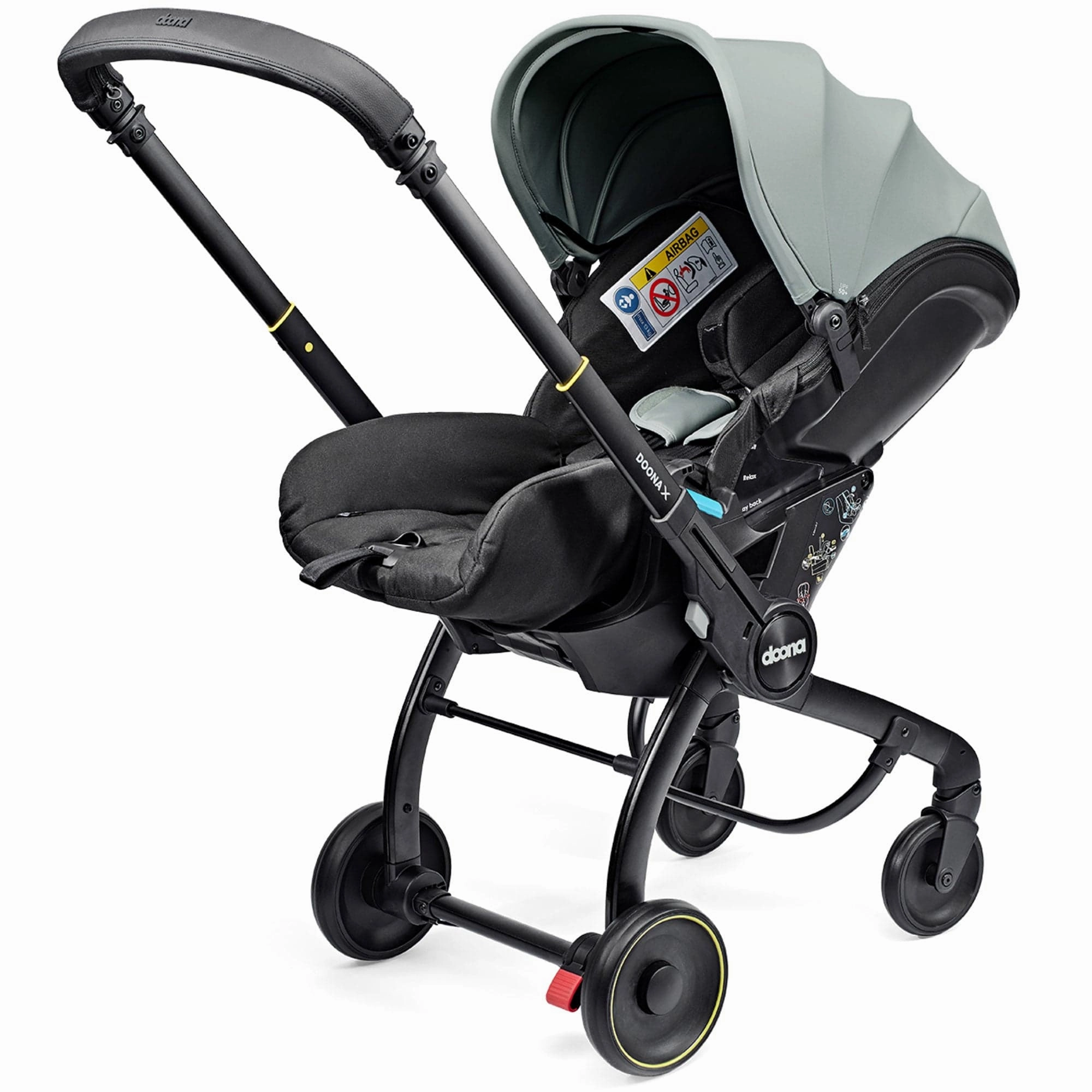 Doona X Infant Car Seat Stroller and X Isofix Base (Dusty Sage)