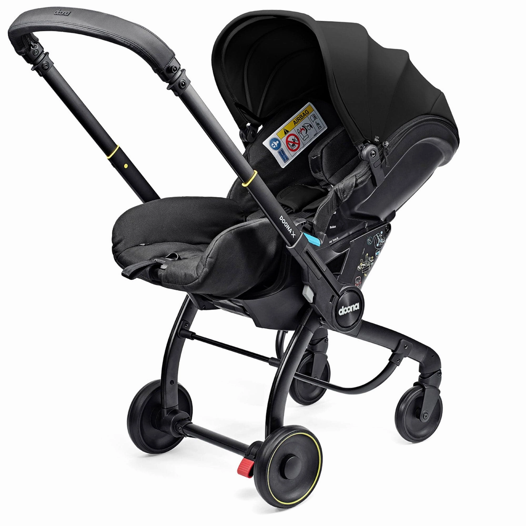 Doona X Infant Car Seat Stroller and X Isofix Base (Nitro Black)
