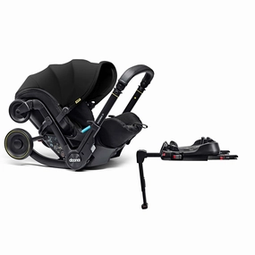 Doona X Infant Car Seat Stroller and X Isofix Base (Nitro Black)