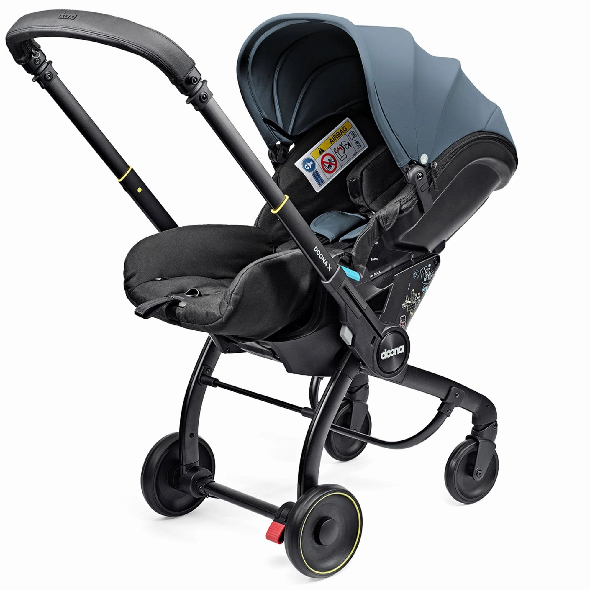 Doona X Infant Car Seat Stroller and X Isofix Base (Ocean Blue)
