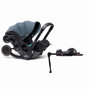 Doona X Infant Car Seat Stroller and X Isofix Base (Ocean Blue)