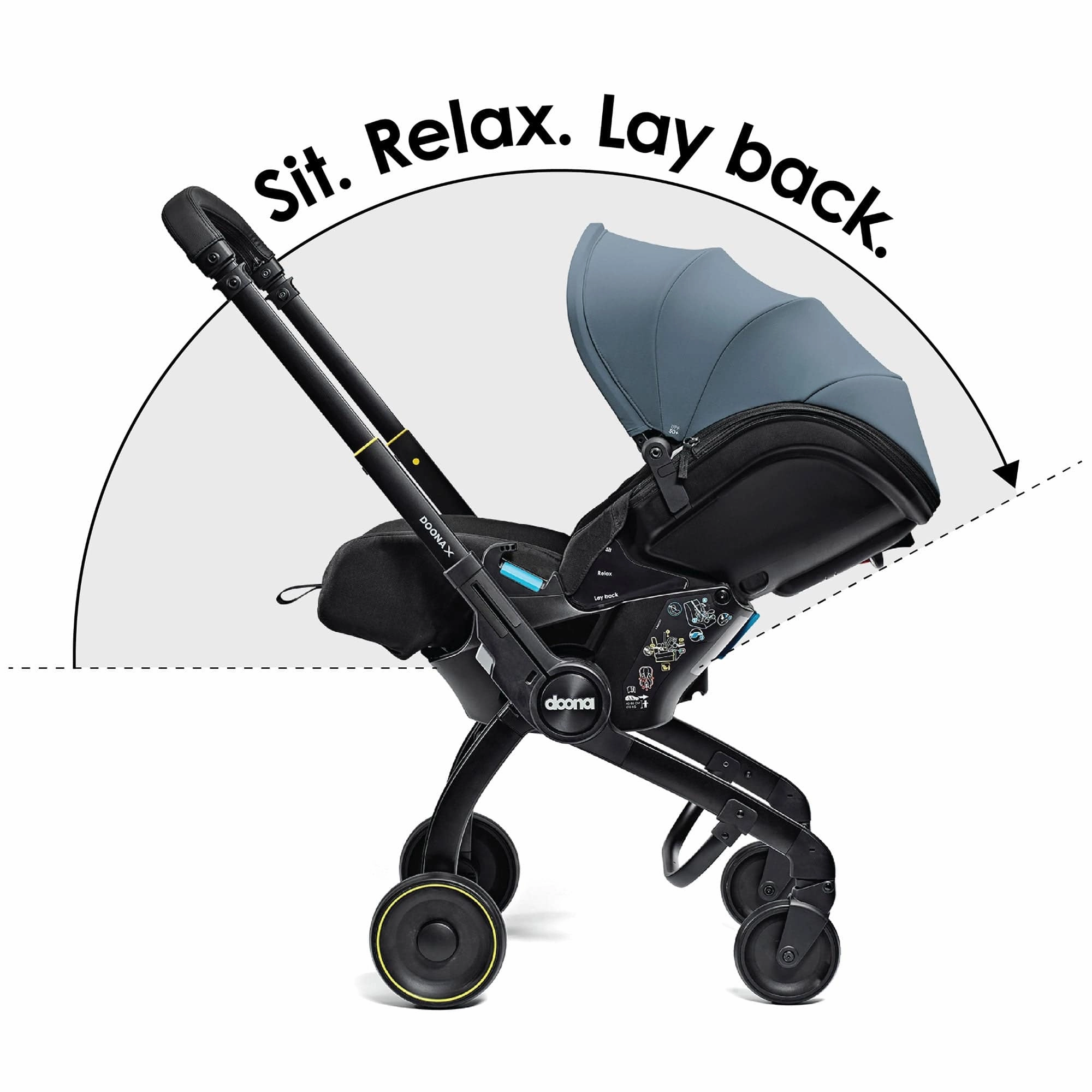 Doona X Infant Car Seat Stroller in Ocean Blue