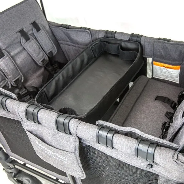 Double Sided Snack/Activity Tray with 4 Cup Holders for W4