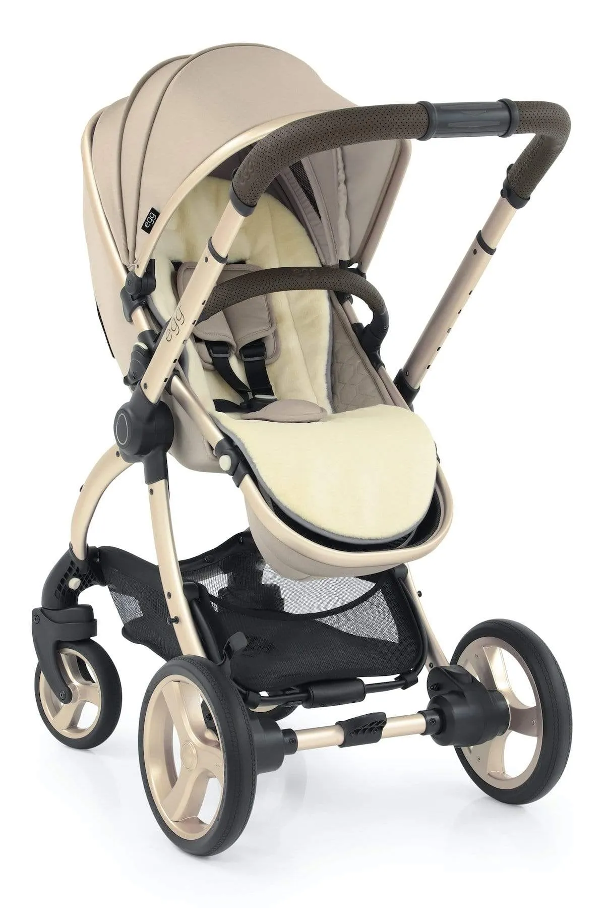 Egg 2 Stroller , Carrycot & Liner - Feather