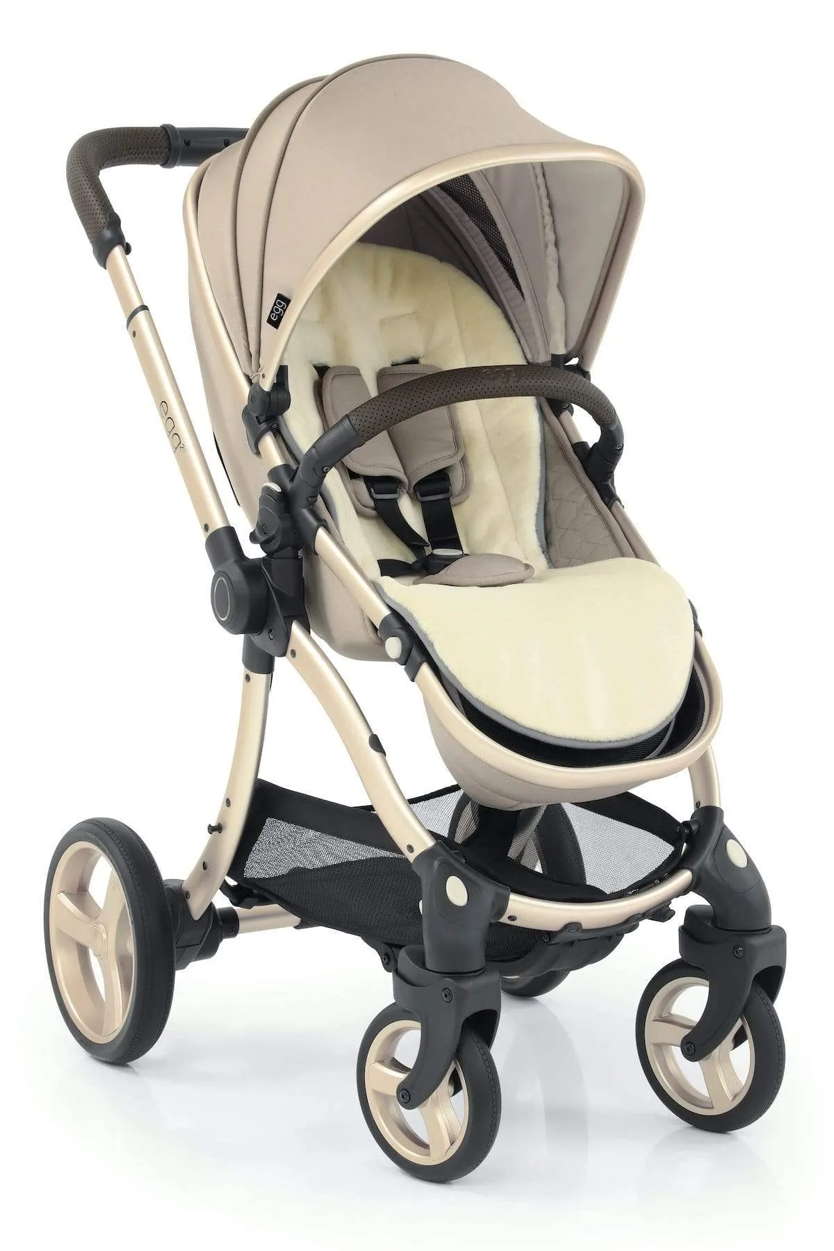 Egg 2 Stroller , Carrycot & Liner - Feather