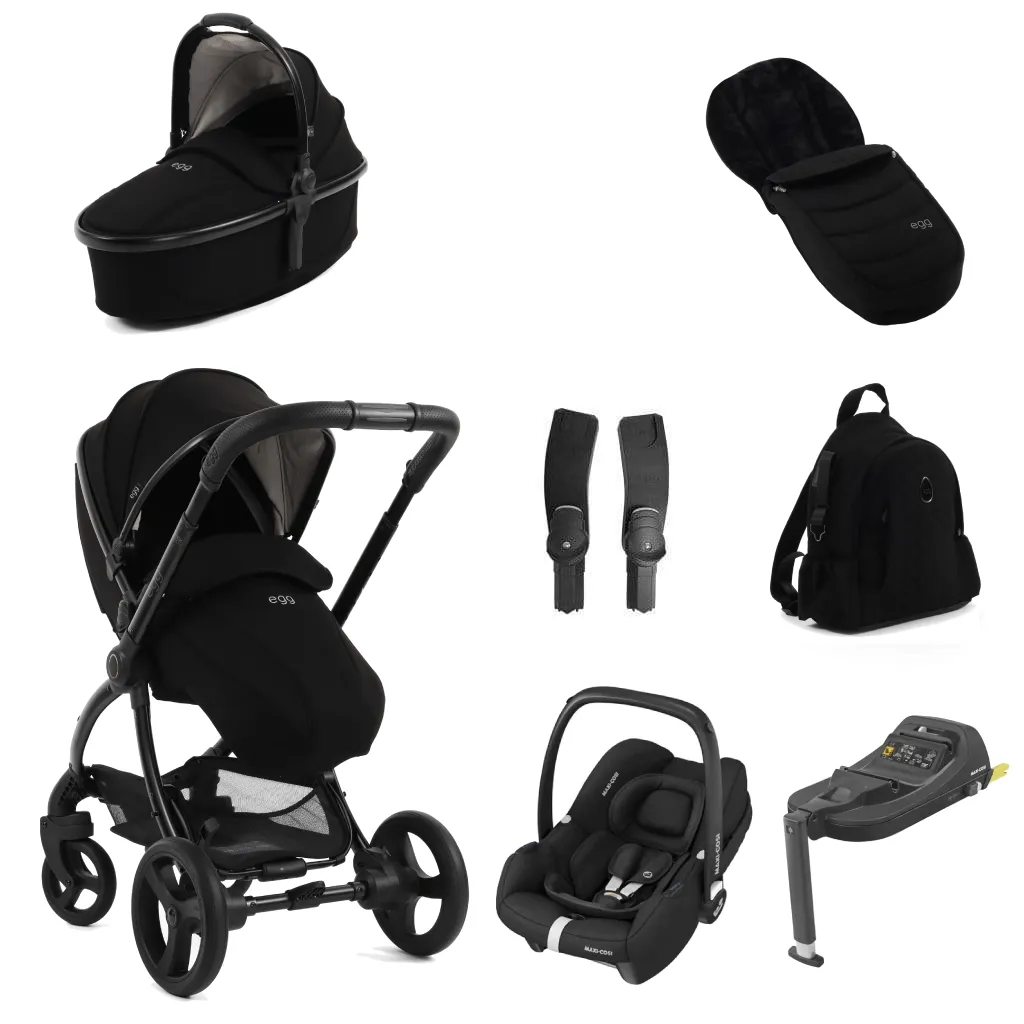 Egg 3 Luxury Cabriofix i-Size Travel System - Black Edition