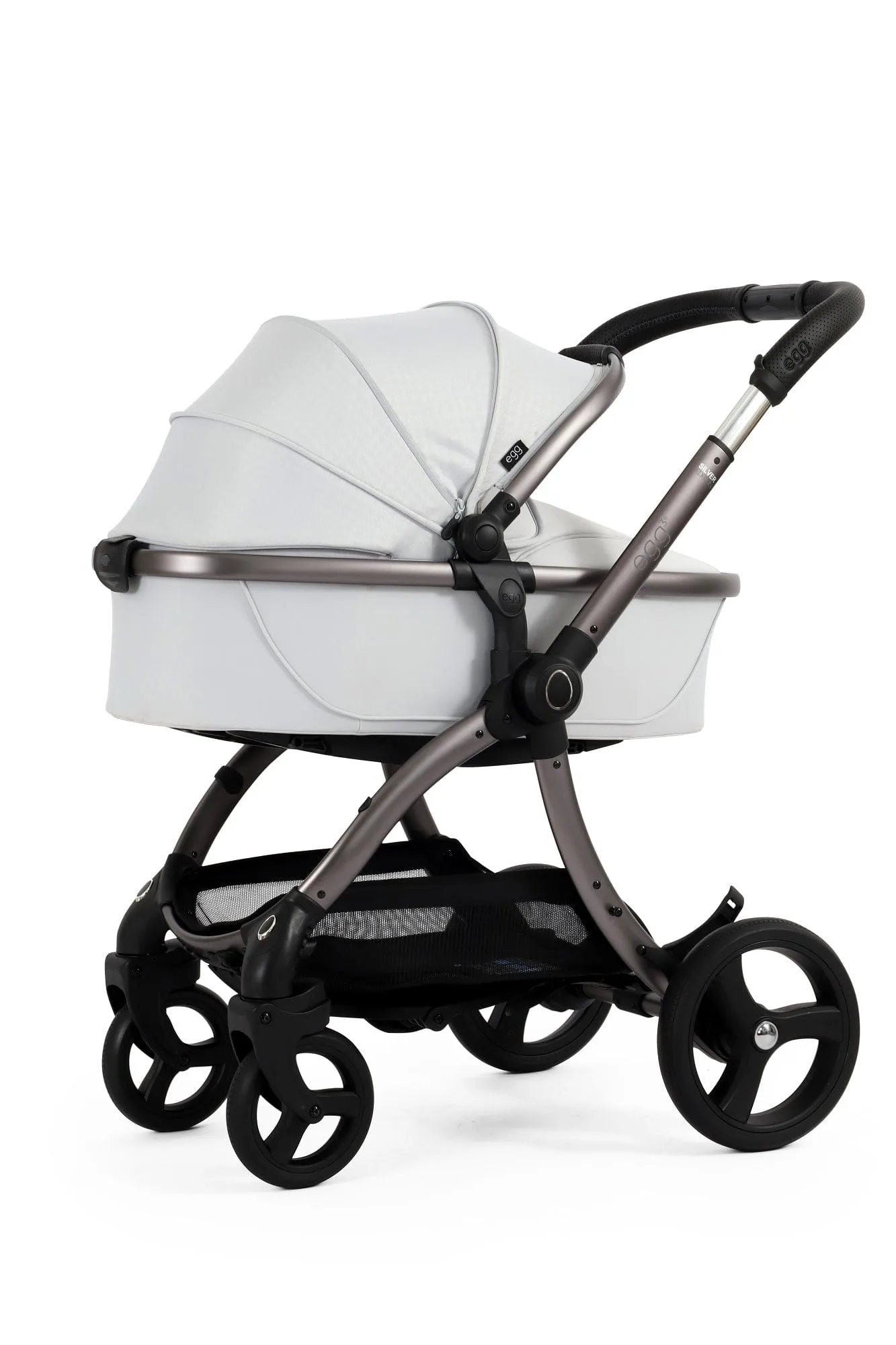 Egg 3 Luxury Cabriofix i-Size Travel System - Houndstooth Silver