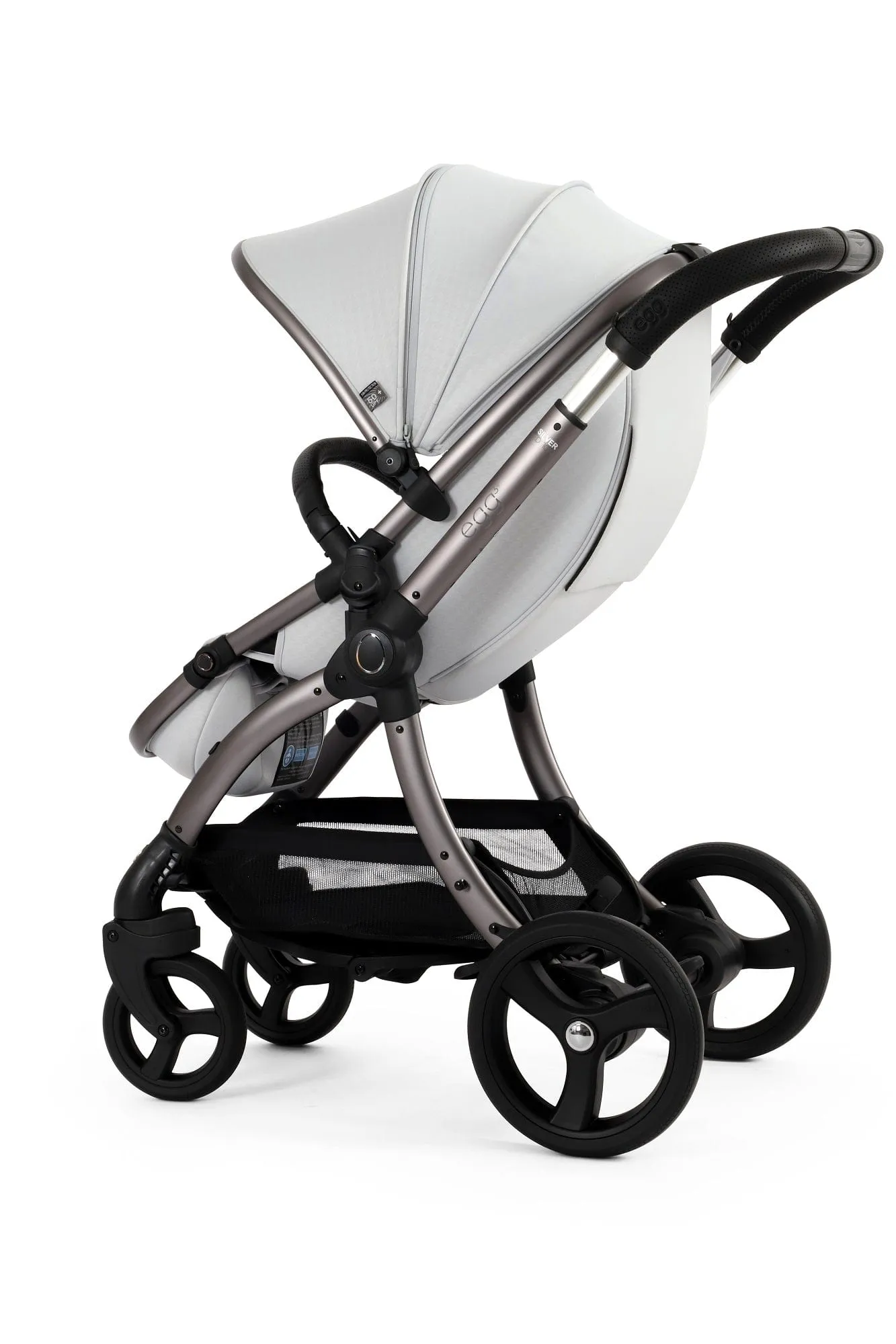 Egg 3 Luxury Cabriofix i-Size Travel System - Houndstooth Silver