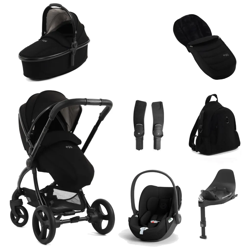 Egg 3 Luxury Cloud T i-Size Travel System - Black Edition