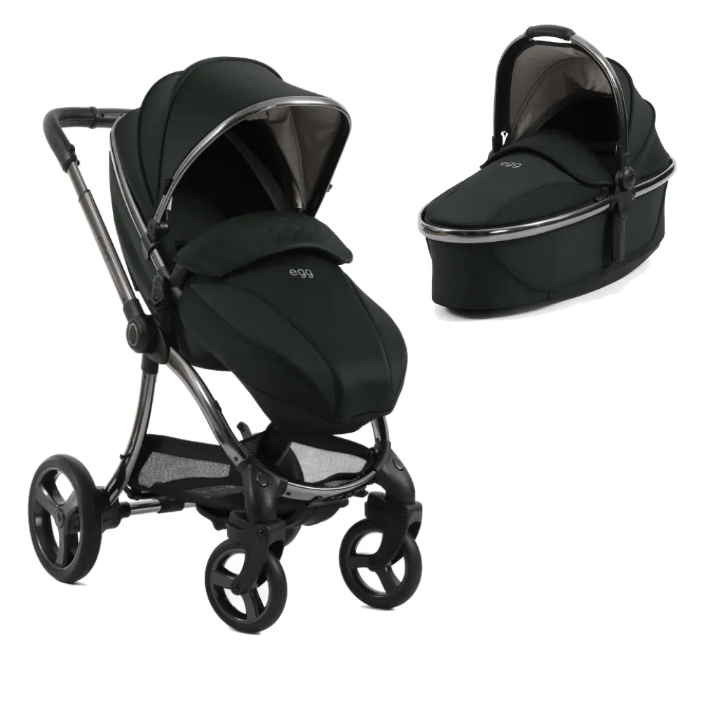 Egg 3 Luxury Shell i-Size Travel System - Black Olive (Ex-Display)