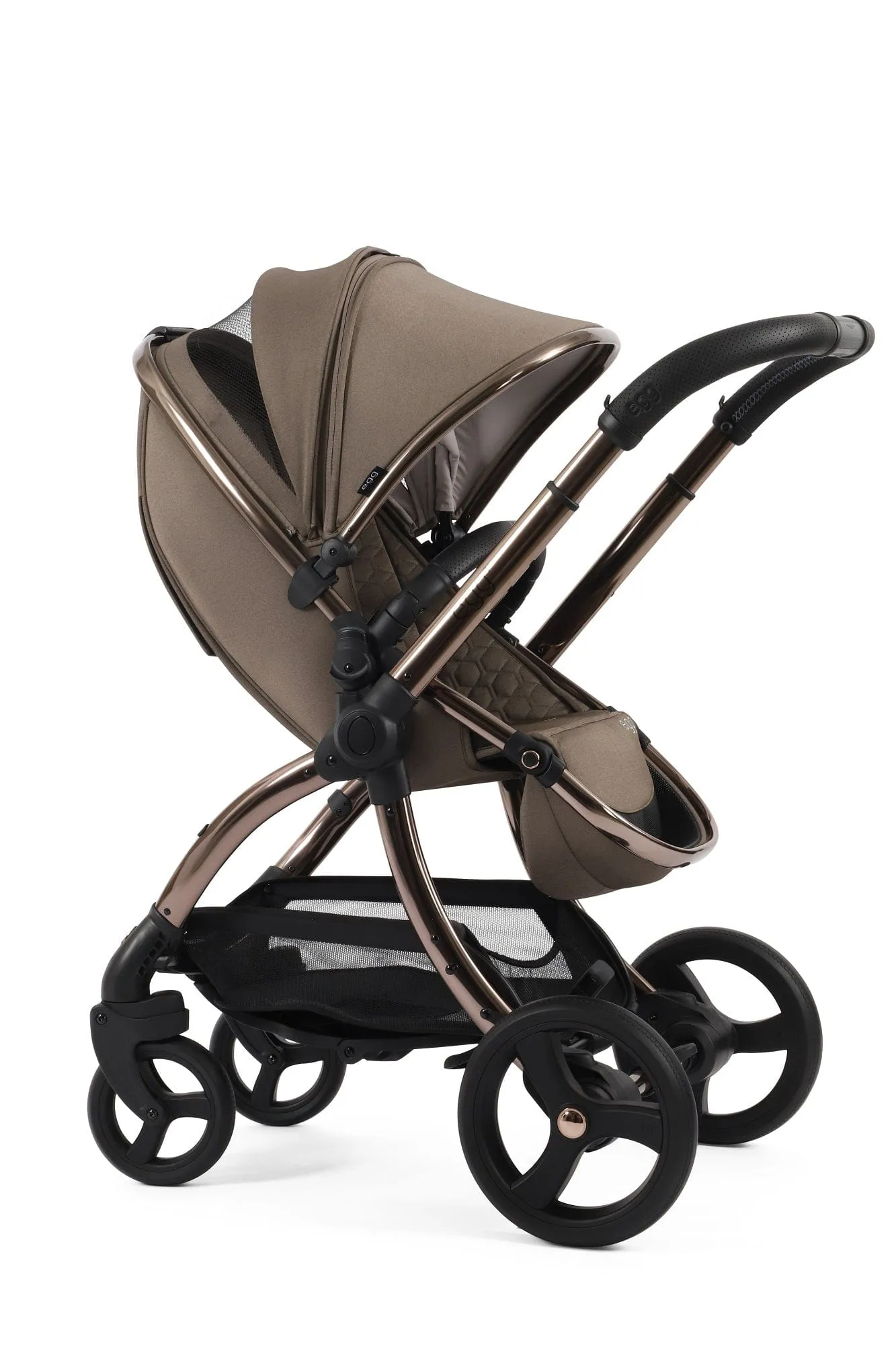 Egg 3 Luxury Shell i-Size Travel System - Mink (with FREE Mamaroo)